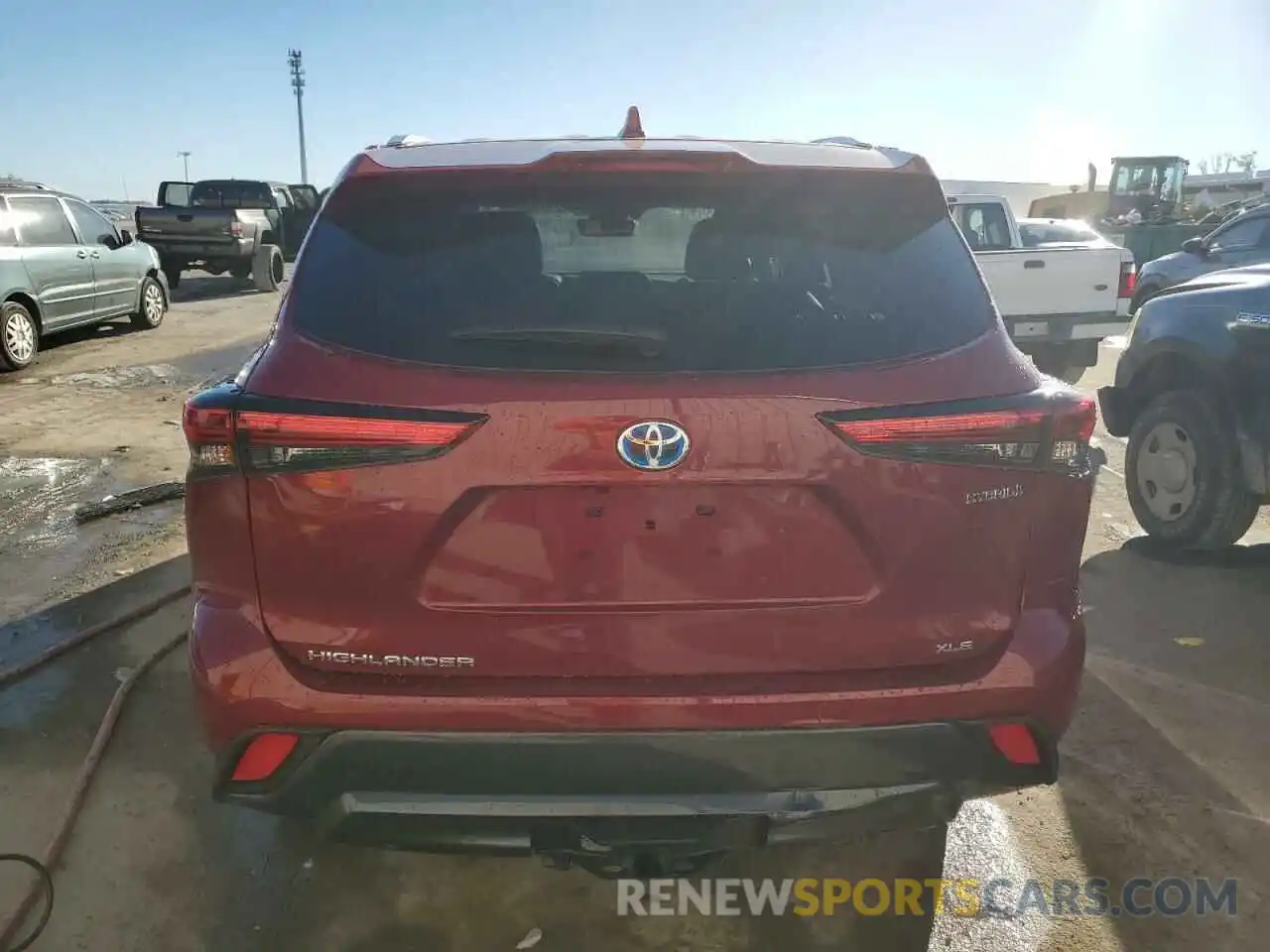 6 Photograph of a damaged car 5TDGARAH4MS506079 TOYOTA HIGHLANDER 2021