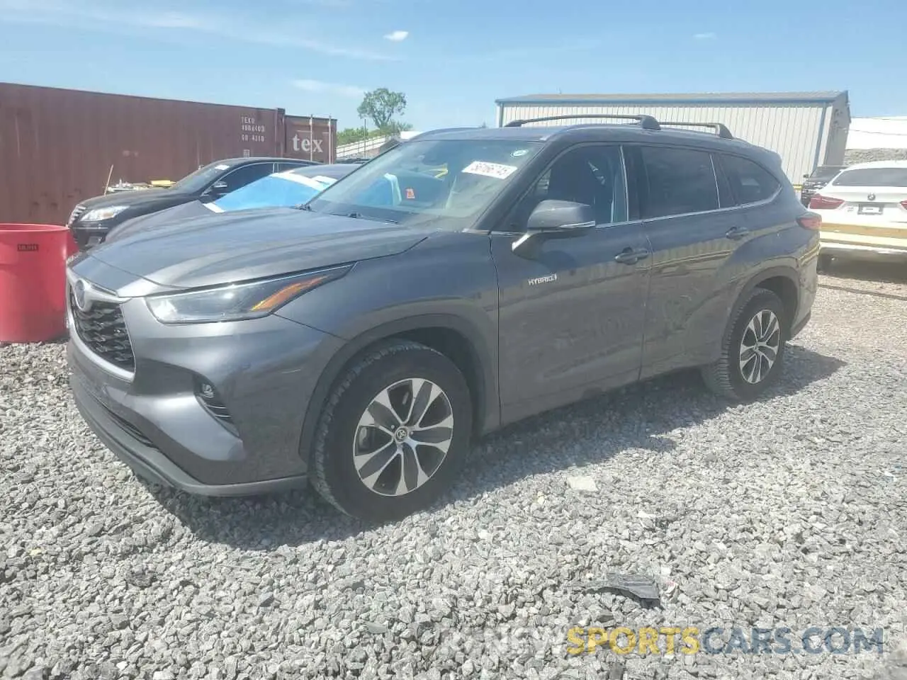1 Photograph of a damaged car 5TDGARAH4MS508074 TOYOTA HIGHLANDER 2021