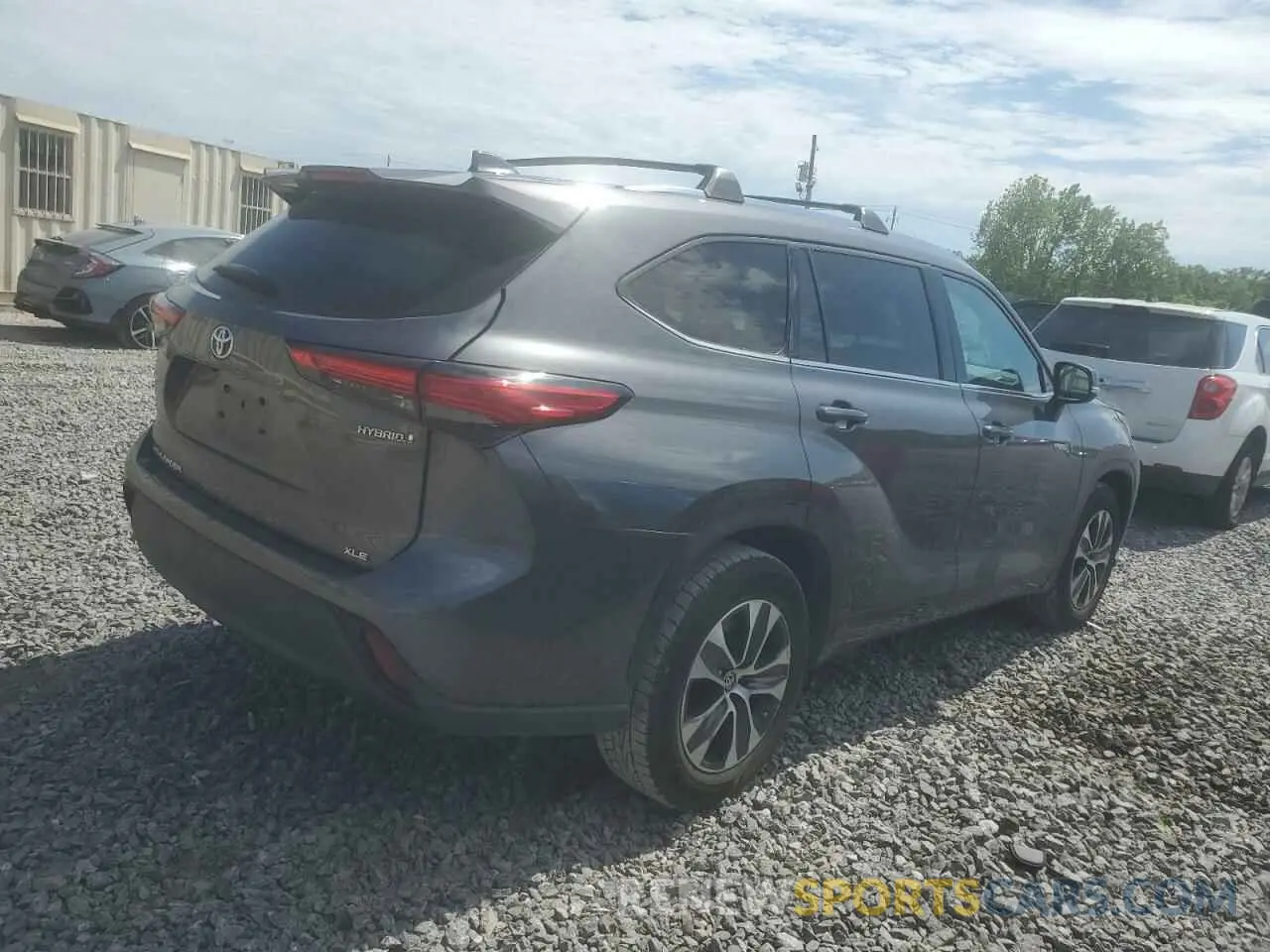 3 Photograph of a damaged car 5TDGARAH4MS508074 TOYOTA HIGHLANDER 2021