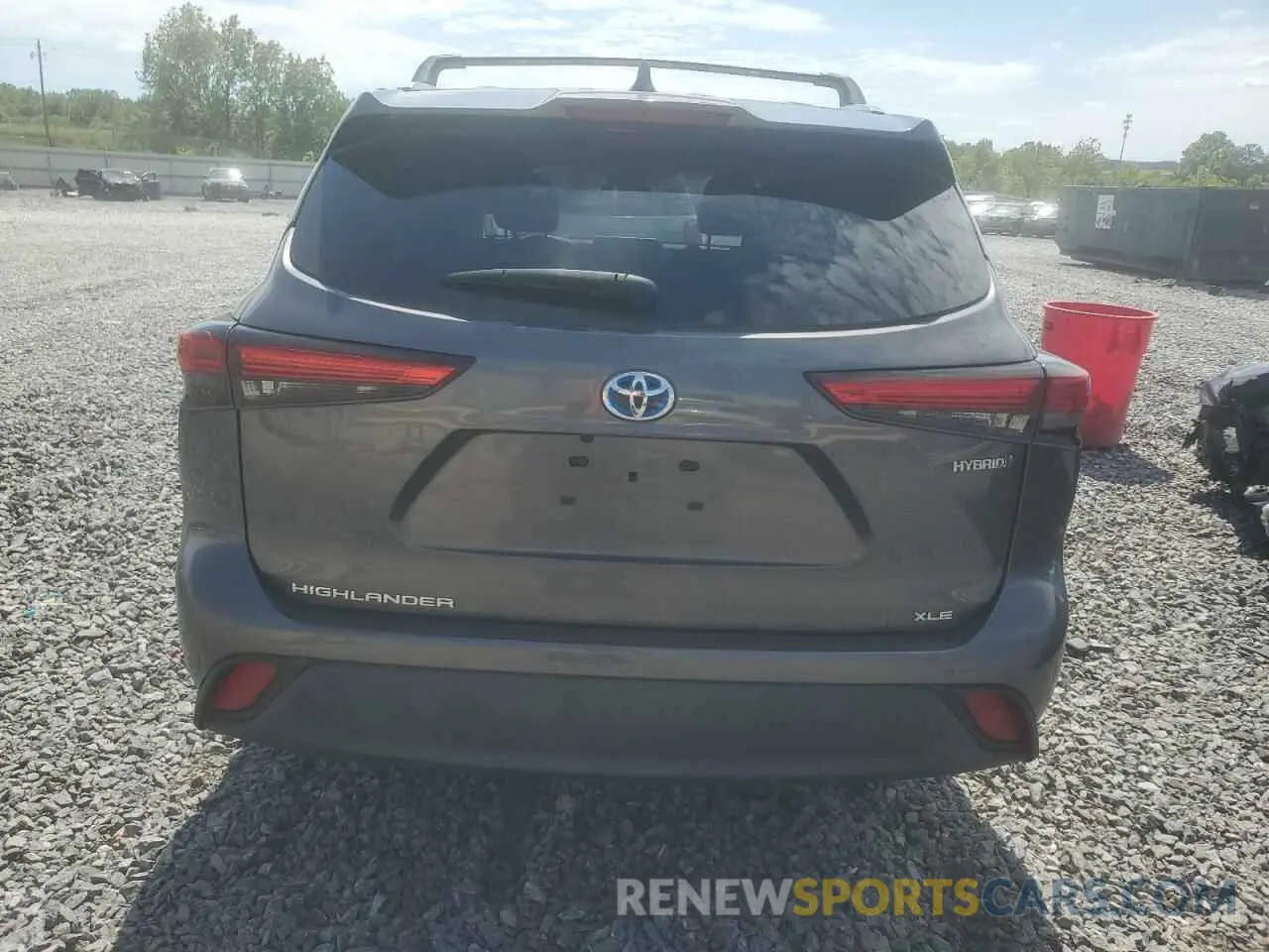 6 Photograph of a damaged car 5TDGARAH4MS508074 TOYOTA HIGHLANDER 2021