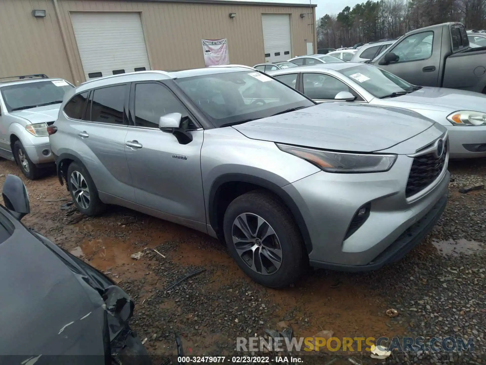 1 Photograph of a damaged car 5TDGARAH6MS503653 TOYOTA HIGHLANDER 2021