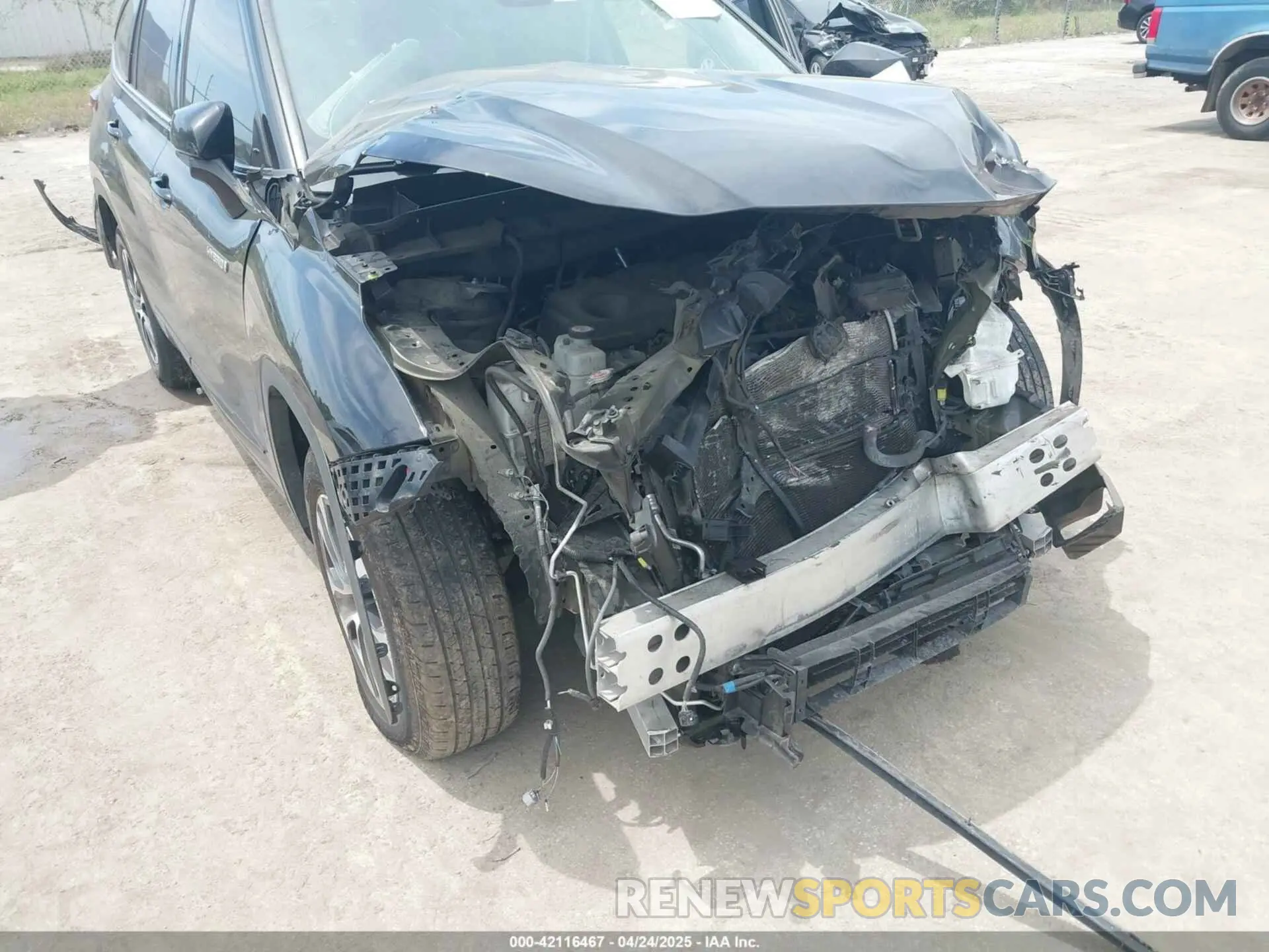 6 Photograph of a damaged car 5TDGARAH7MS005039 TOYOTA HIGHLANDER 2021