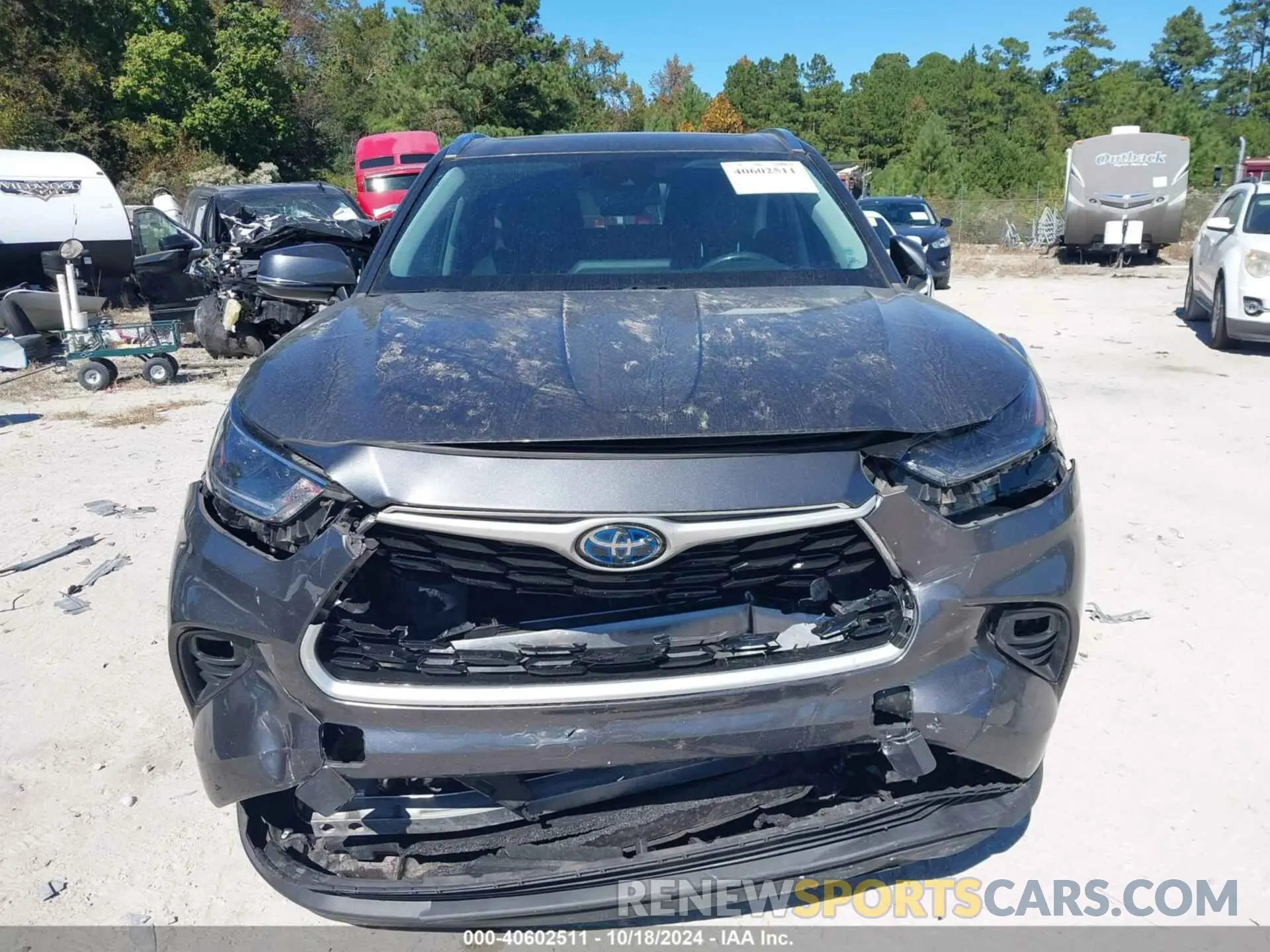 12 Photograph of a damaged car 5TDGARAHXMS503476 TOYOTA HIGHLANDER 2021