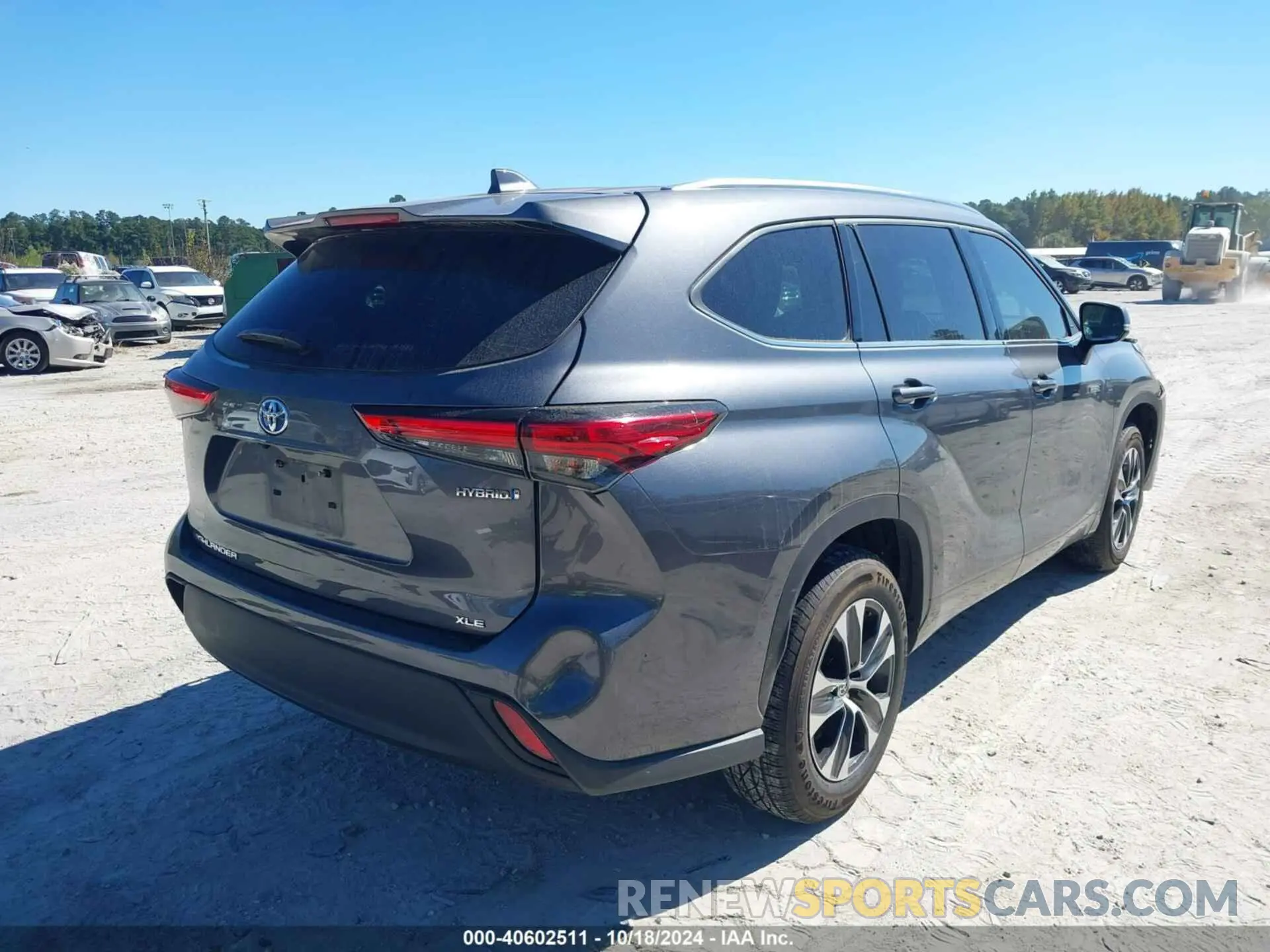 4 Photograph of a damaged car 5TDGARAHXMS503476 TOYOTA HIGHLANDER 2021