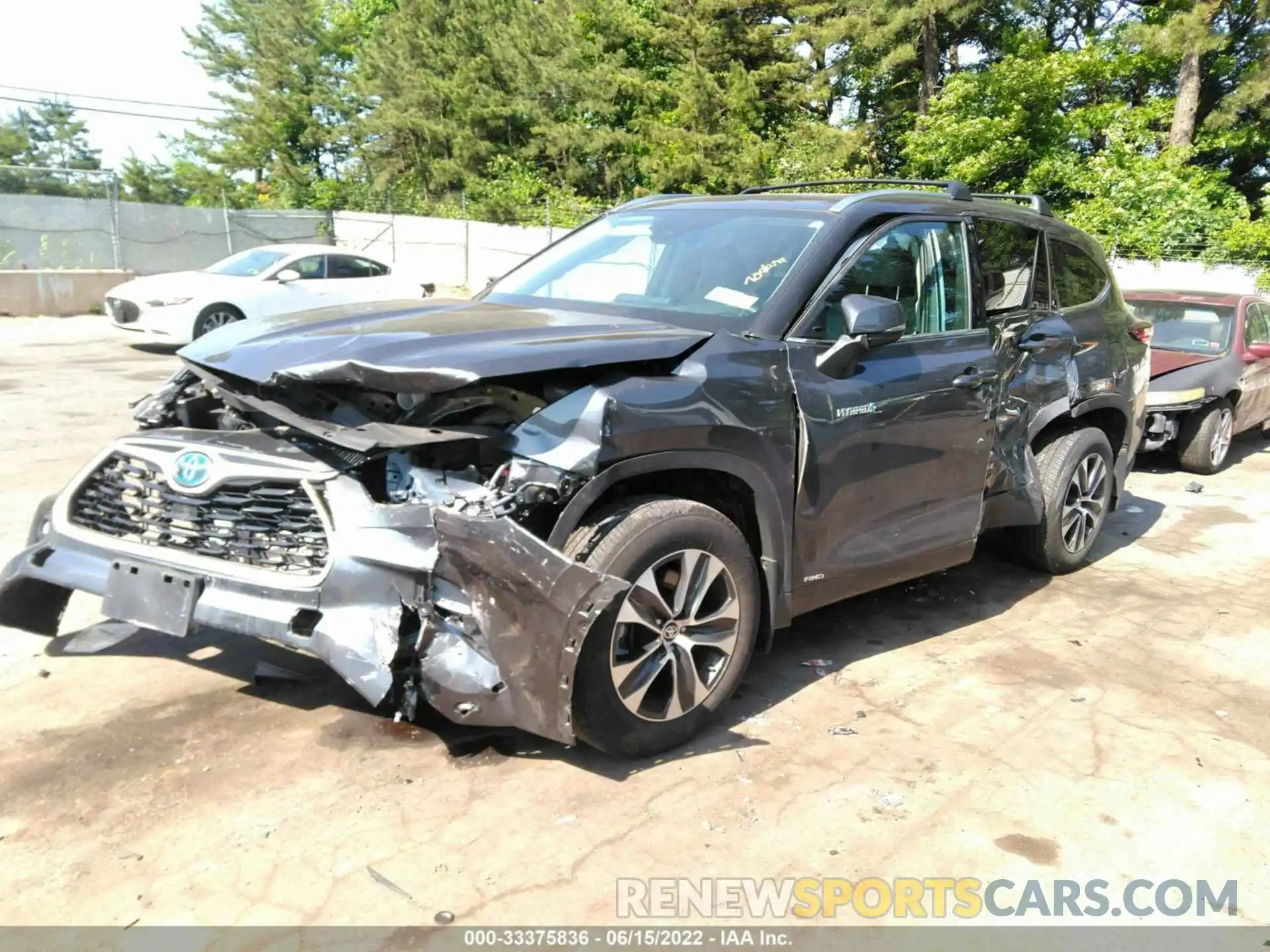 6 Photograph of a damaged car 5TDGBRCH0MS518403 TOYOTA HIGHLANDER 2021