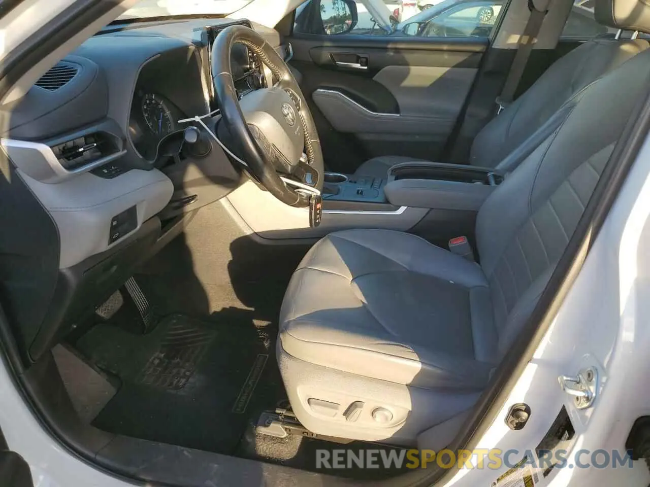7 Photograph of a damaged car 5TDGBRCH0MS527540 TOYOTA HIGHLANDER 2021