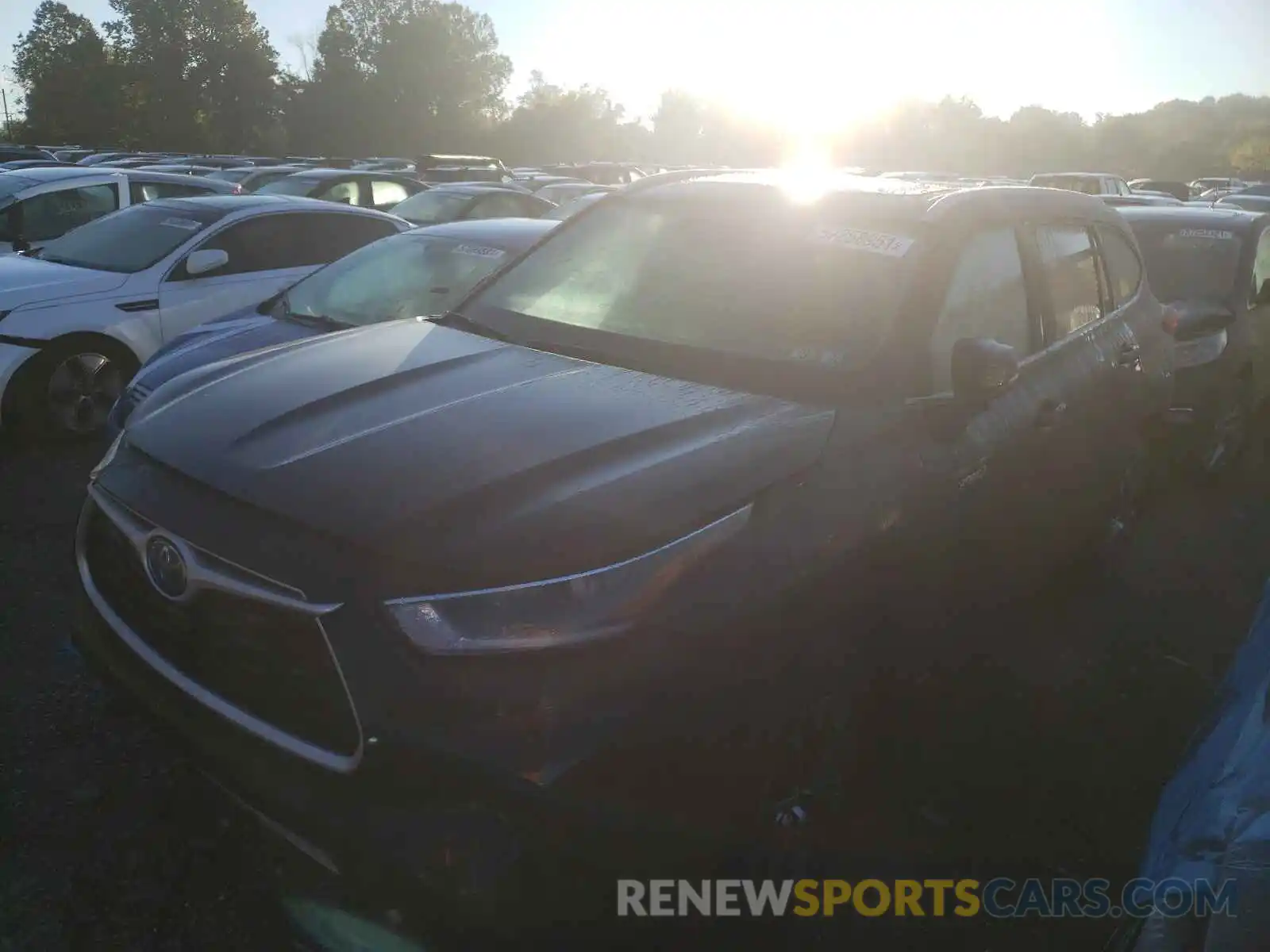 2 Photograph of a damaged car 5TDGBRCH1MS047183 TOYOTA HIGHLANDER 2021