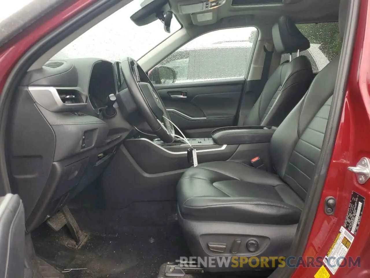 7 Photograph of a damaged car 5TDGBRCH1MS516174 TOYOTA HIGHLANDER 2021