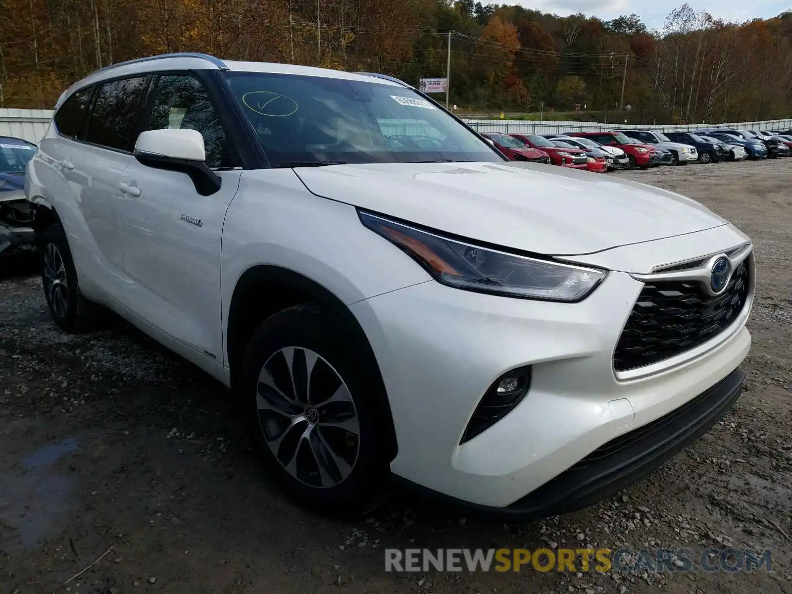 1 Photograph of a damaged car 5TDGBRCH1MS532181 TOYOTA HIGHLANDER 2021