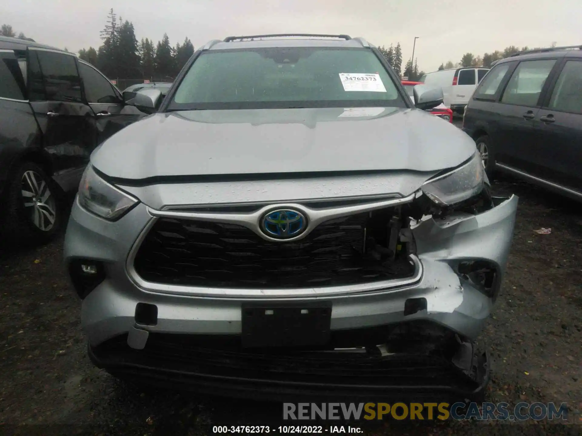 6 Photograph of a damaged car 5TDGBRCH1MS532942 TOYOTA HIGHLANDER 2021