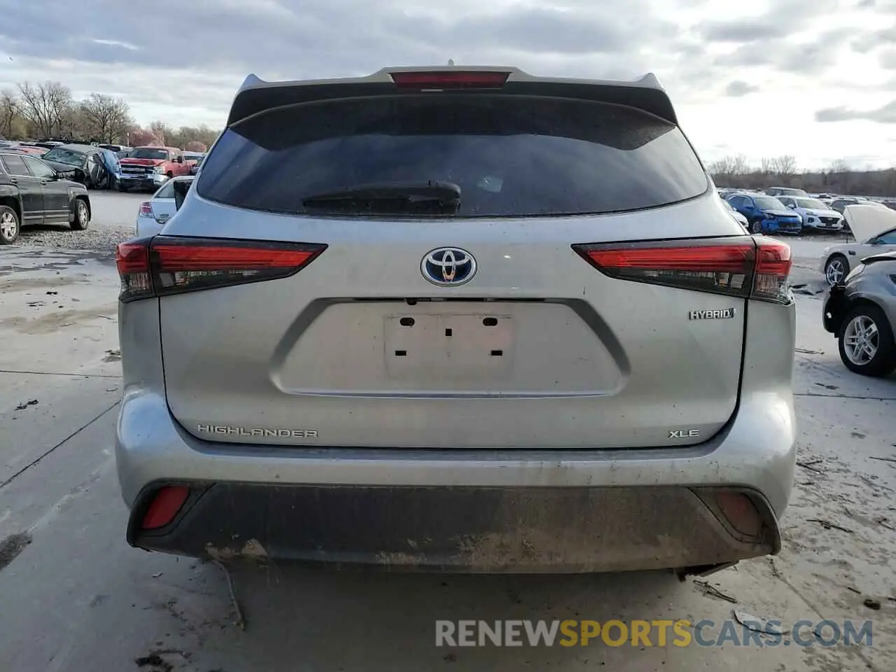 6 Photograph of a damaged car 5TDGBRCH1MS536361 TOYOTA HIGHLANDER 2021
