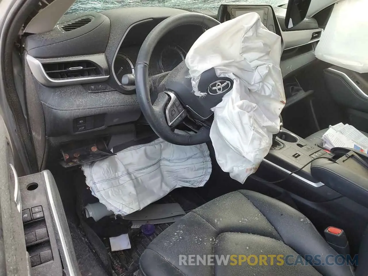 8 Photograph of a damaged car 5TDGBRCH1MS536361 TOYOTA HIGHLANDER 2021