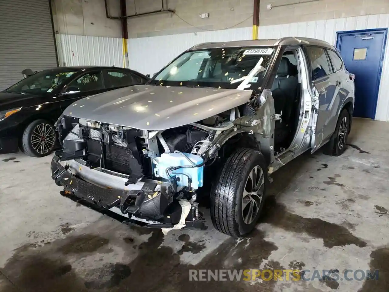 9 Photograph of a damaged car 5TDGBRCH2MS039464 TOYOTA HIGHLANDER 2021