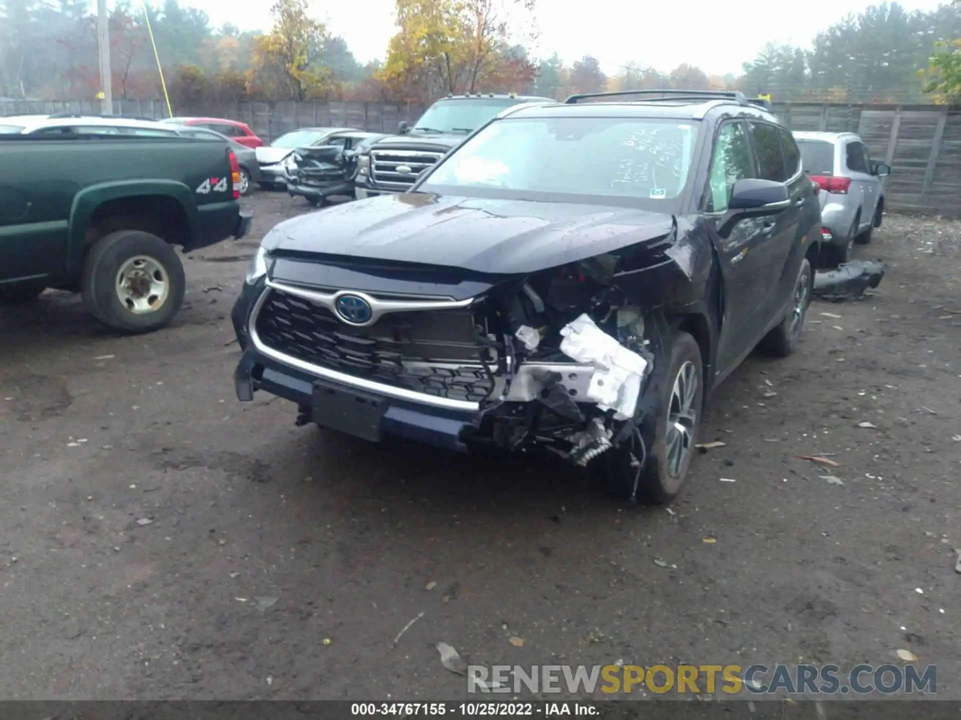 6 Photograph of a damaged car 5TDGBRCH2MS045622 TOYOTA HIGHLANDER 2021