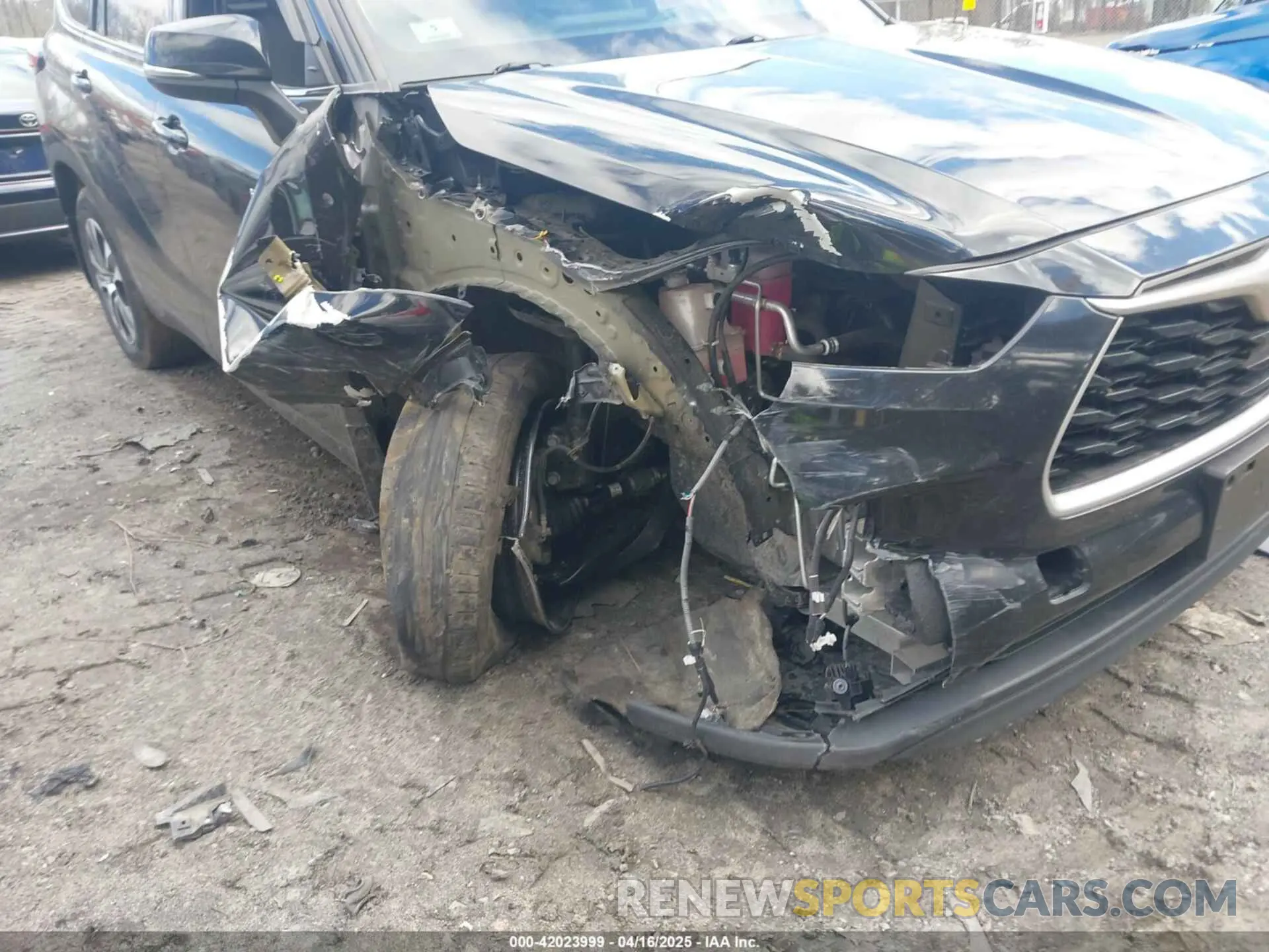 6 Photograph of a damaged car 5TDGBRCH2MS518497 TOYOTA HIGHLANDER 2021