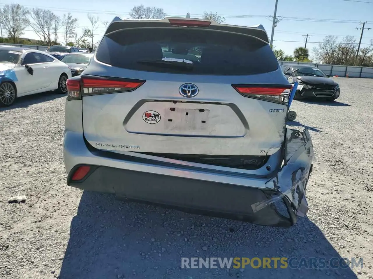 6 Photograph of a damaged car 5TDGBRCH3MS067015 TOYOTA HIGHLANDER 2021