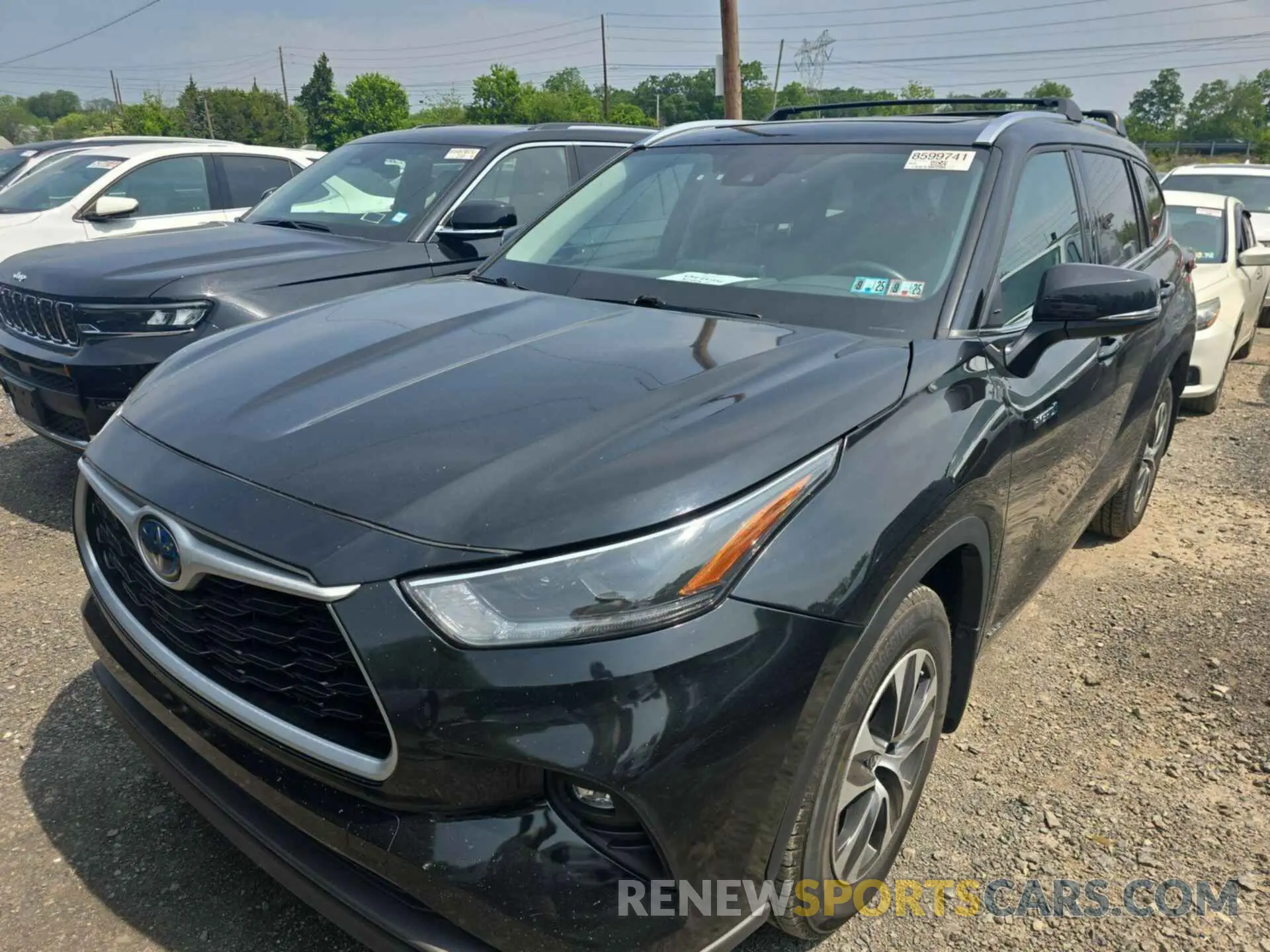 21 Photograph of a damaged car 5TDGBRCH3MS067306 TOYOTA HIGHLANDER 2021