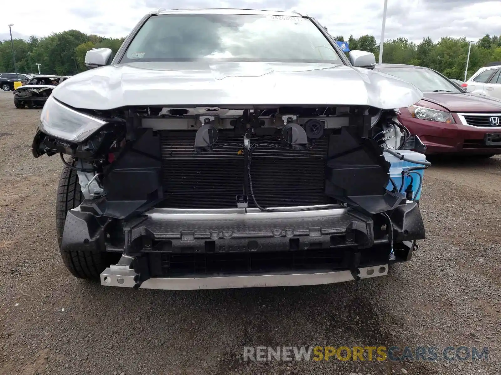 9 Photograph of a damaged car 5TDGBRCH3MS526253 TOYOTA HIGHLANDER 2021