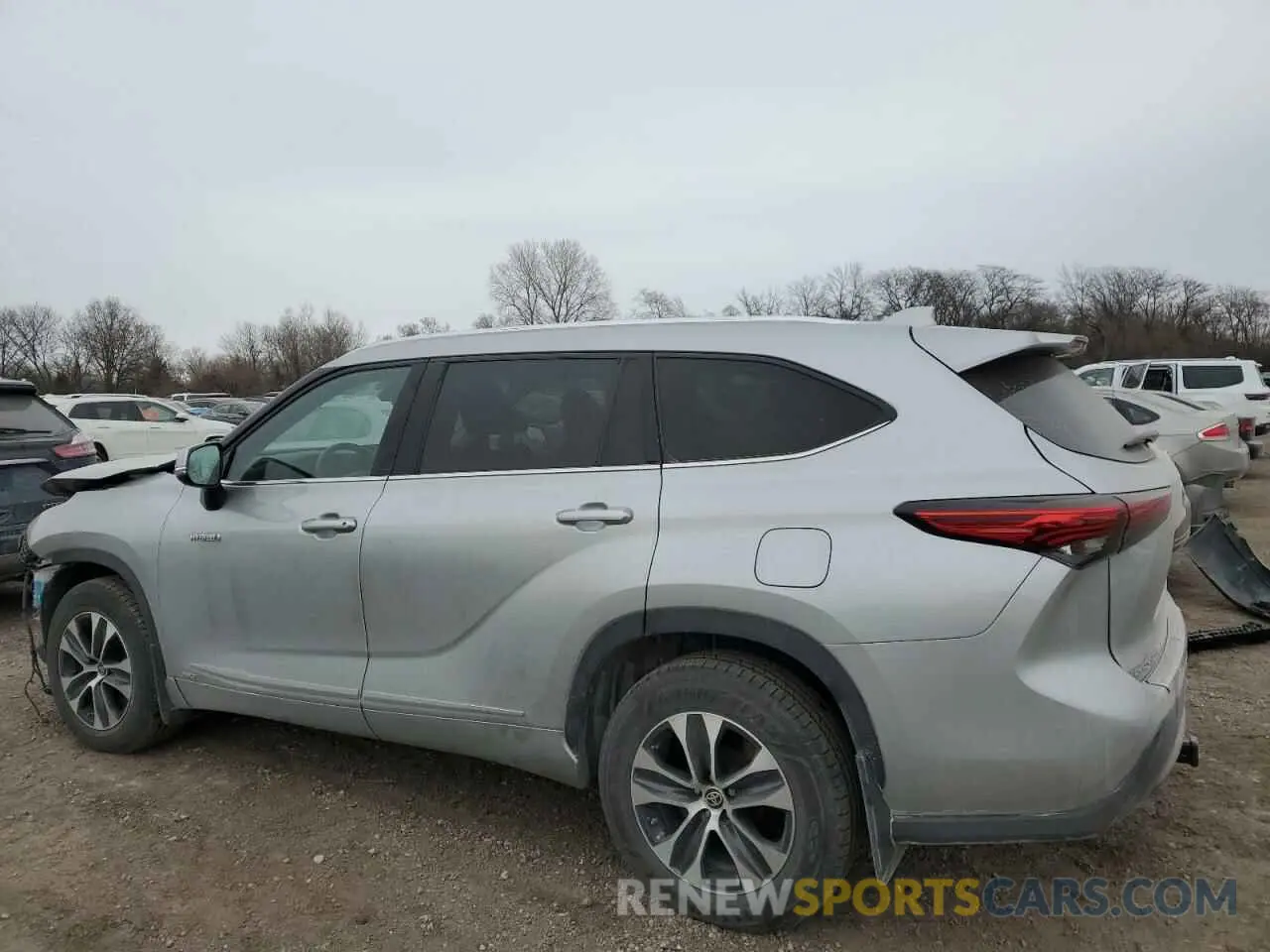 2 Photograph of a damaged car 5TDGBRCH4MS515617 TOYOTA HIGHLANDER 2021