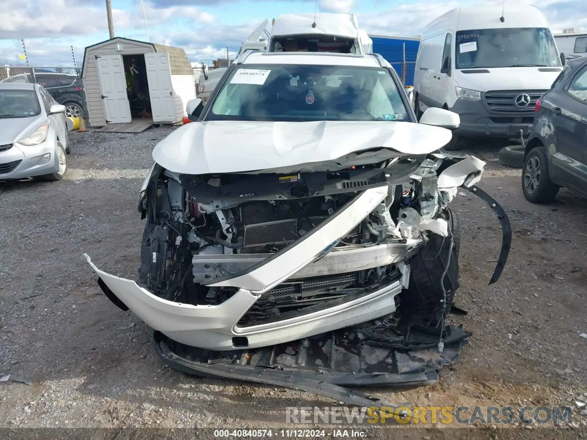 12 Photograph of a damaged car 5TDGBRCH5MS059434 TOYOTA HIGHLANDER 2021