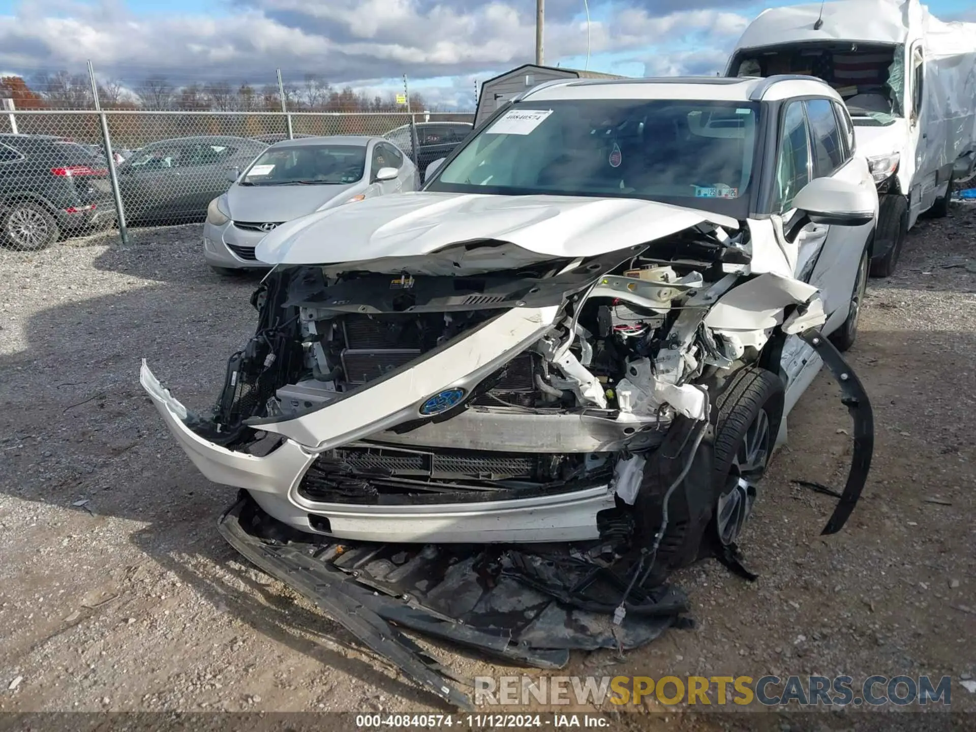 6 Photograph of a damaged car 5TDGBRCH5MS059434 TOYOTA HIGHLANDER 2021