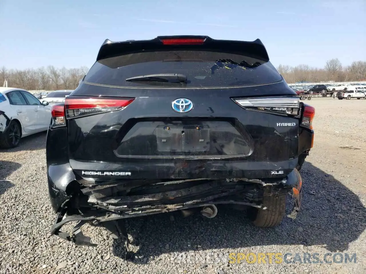 6 Photograph of a damaged car 5TDGBRCH6MS517997 TOYOTA HIGHLANDER 2021