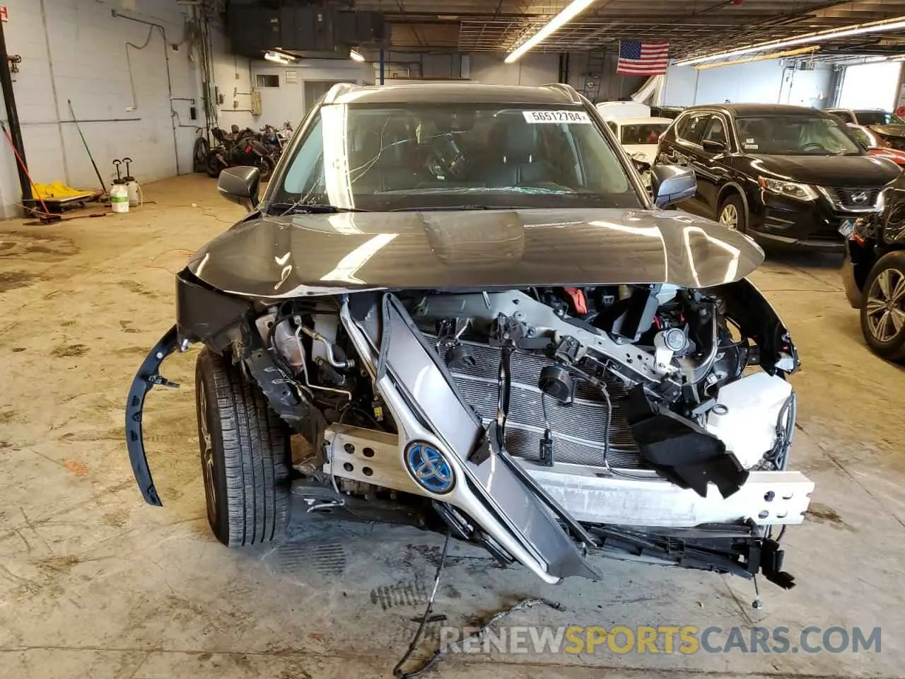 5 Photograph of a damaged car 5TDGBRCH7MS533030 TOYOTA HIGHLANDER 2021