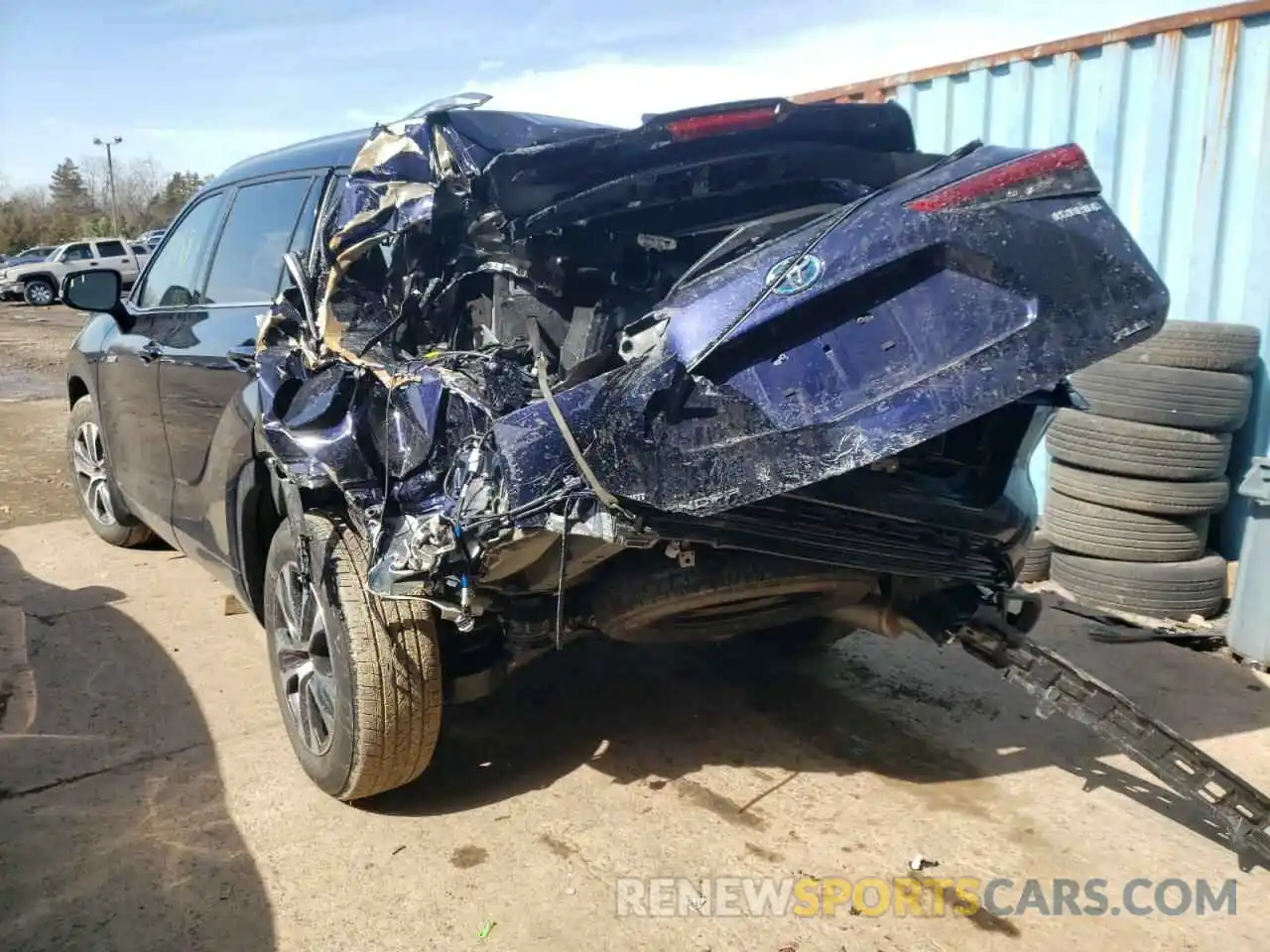 9 Photograph of a damaged car 5TDGBRCH7MS536347 TOYOTA HIGHLANDER 2021