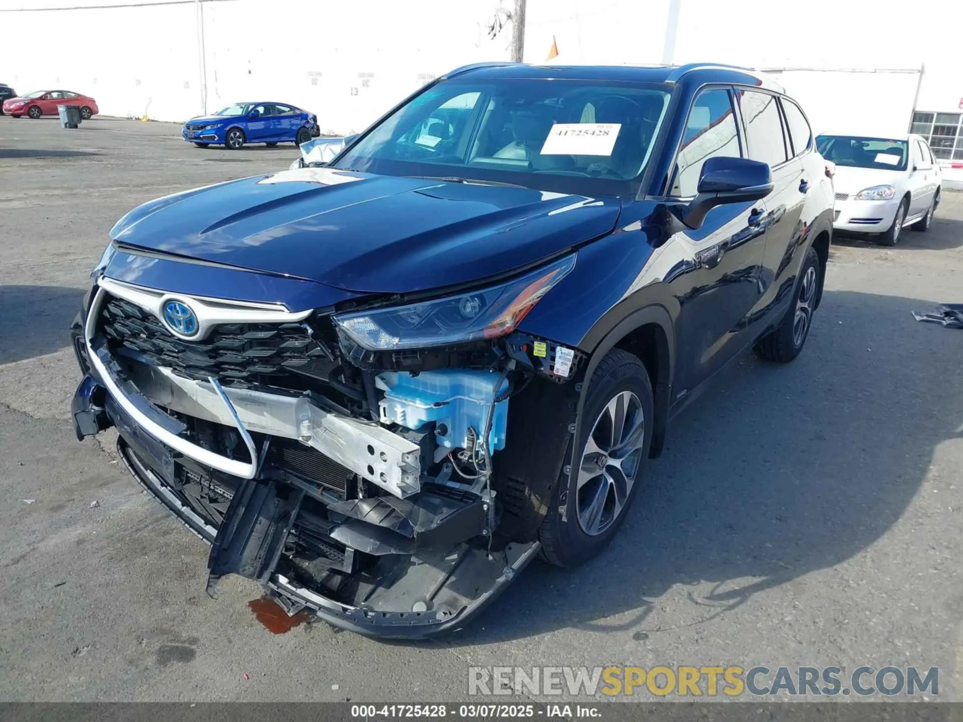 6 Photograph of a damaged car 5TDGBRCH8MS524837 TOYOTA HIGHLANDER 2021
