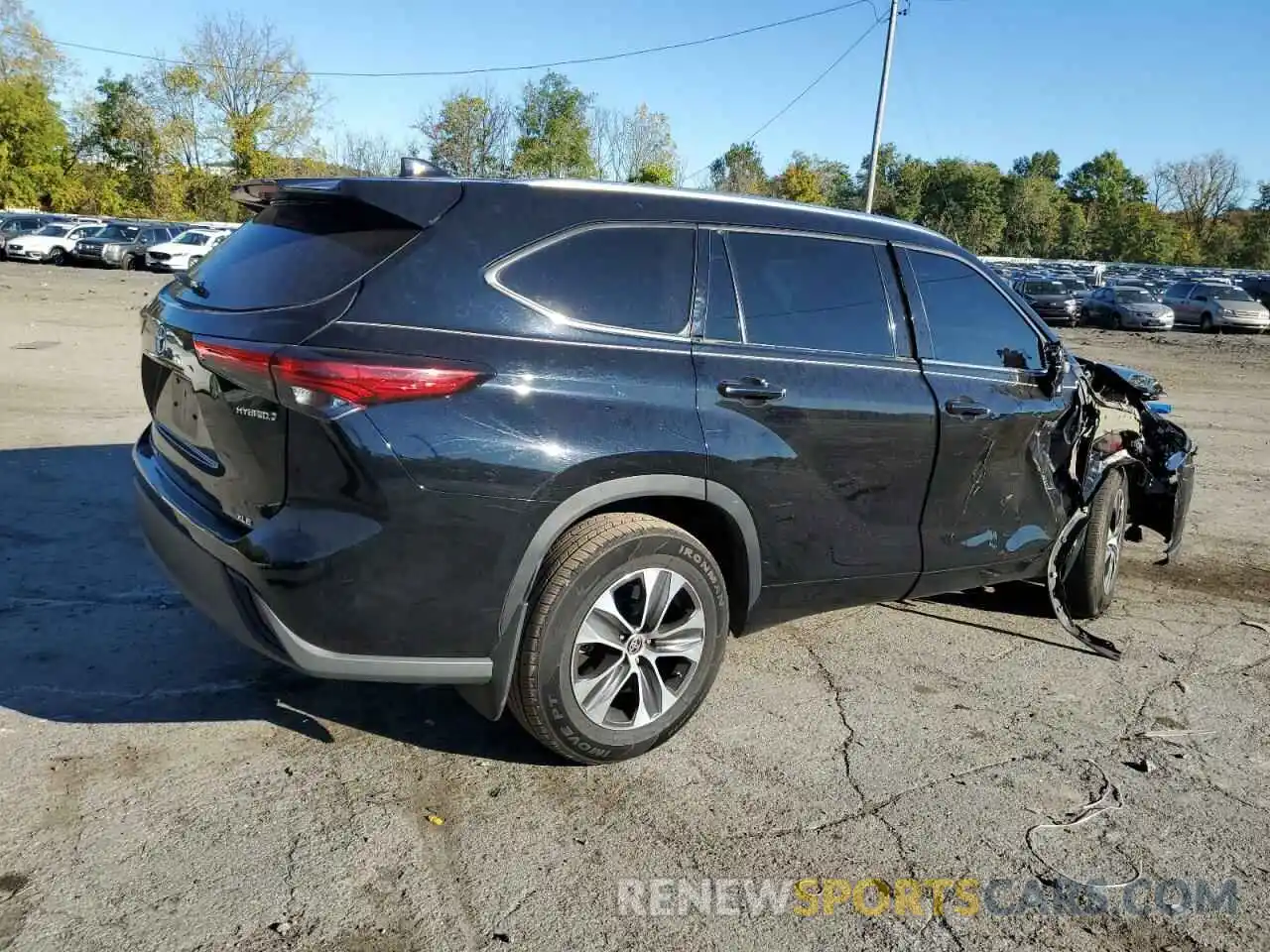 3 Photograph of a damaged car 5TDGBRCH8MS531173 TOYOTA HIGHLANDER 2021