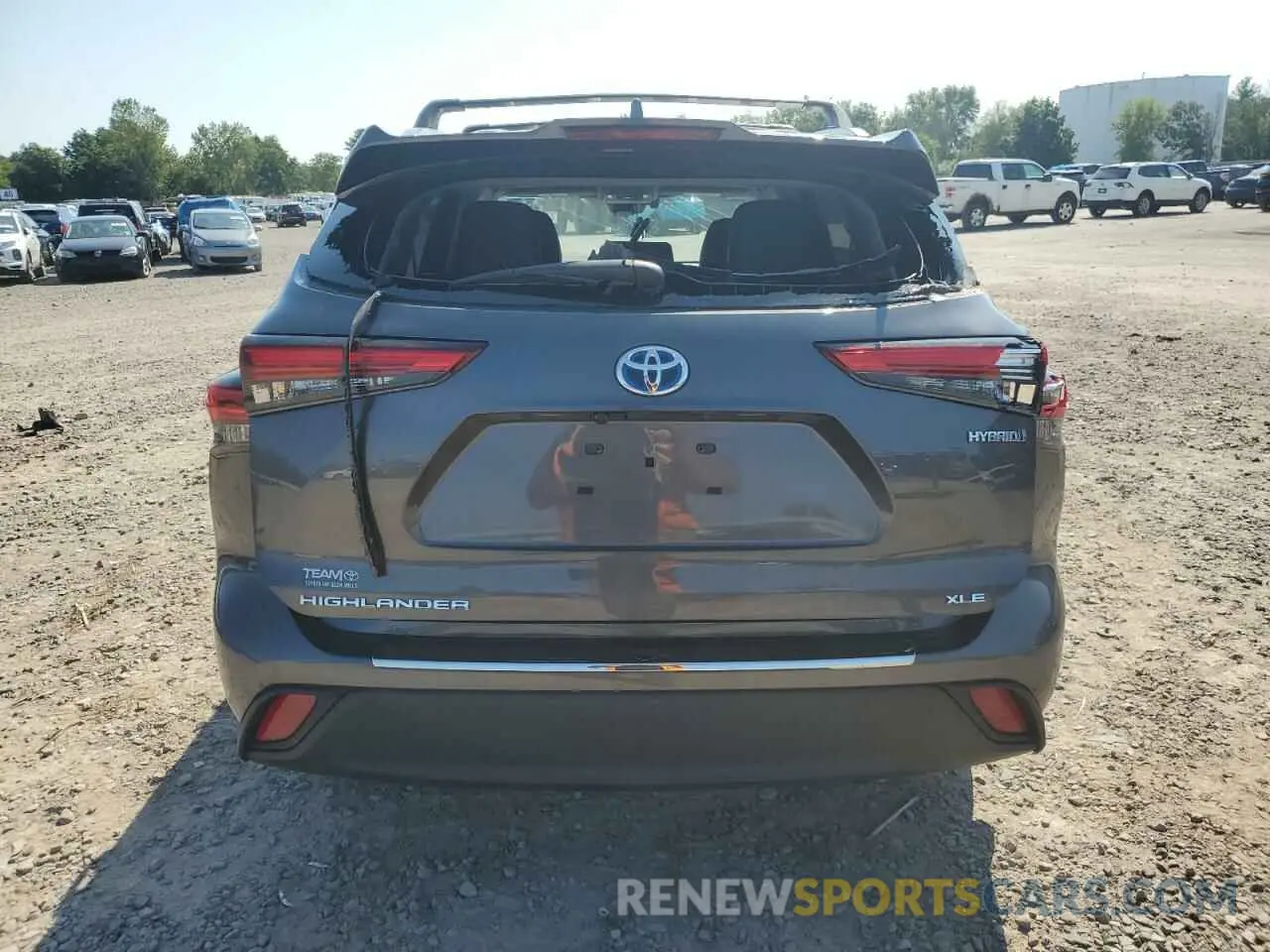 6 Photograph of a damaged car 5TDGBRCH8MS536941 TOYOTA HIGHLANDER 2021