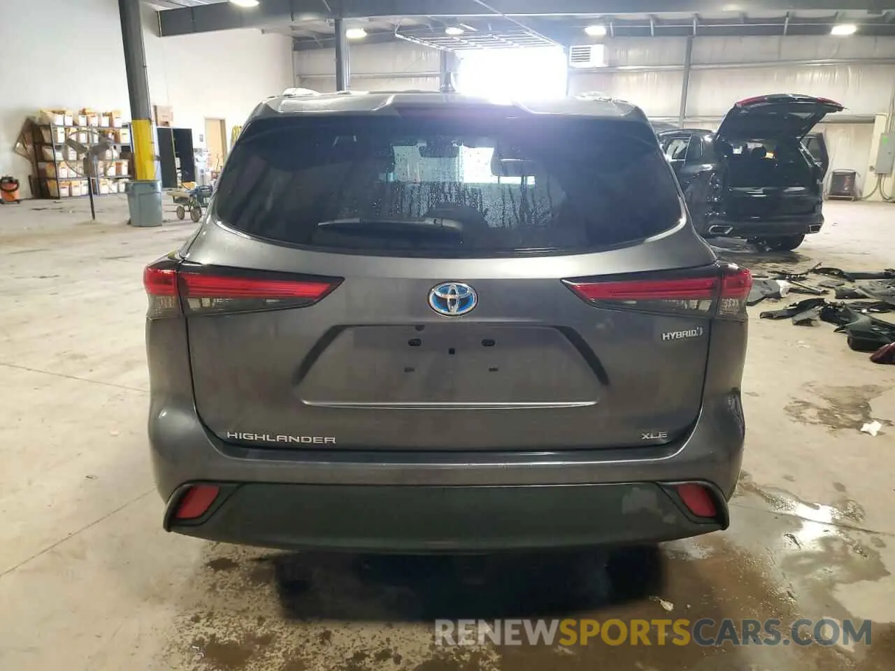 6 Photograph of a damaged car 5TDGBRCHXMS514763 TOYOTA HIGHLANDER 2021