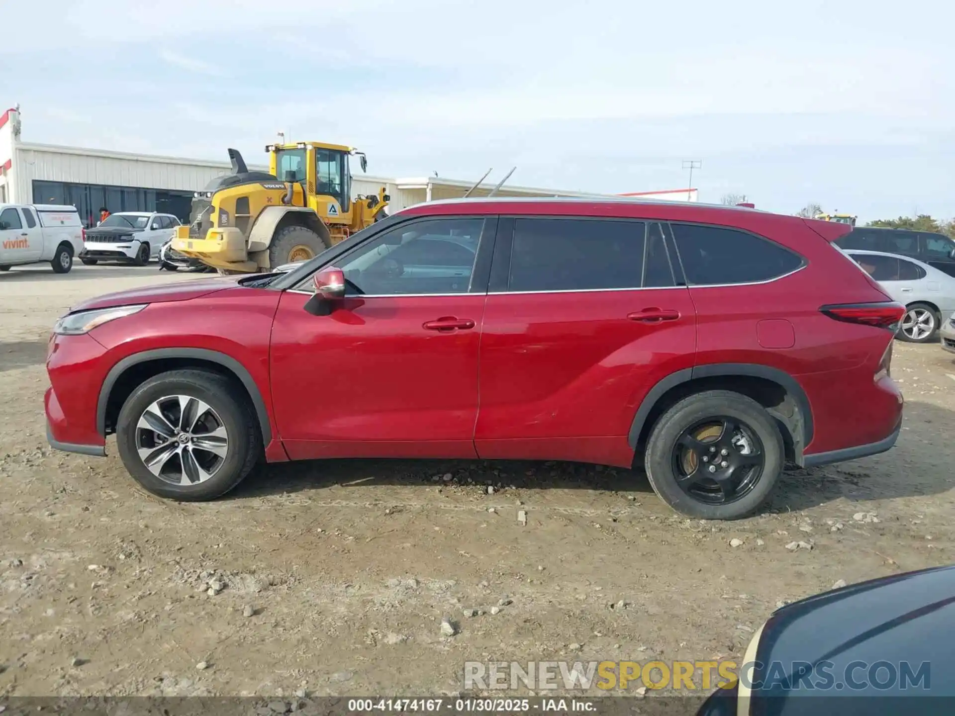 14 Photograph of a damaged car 5TDGZRAH0MS032592 TOYOTA HIGHLANDER 2021