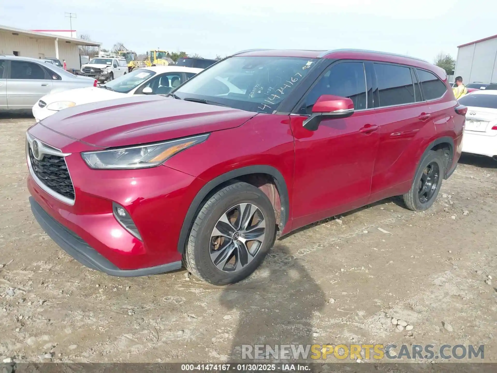 2 Photograph of a damaged car 5TDGZRAH0MS032592 TOYOTA HIGHLANDER 2021