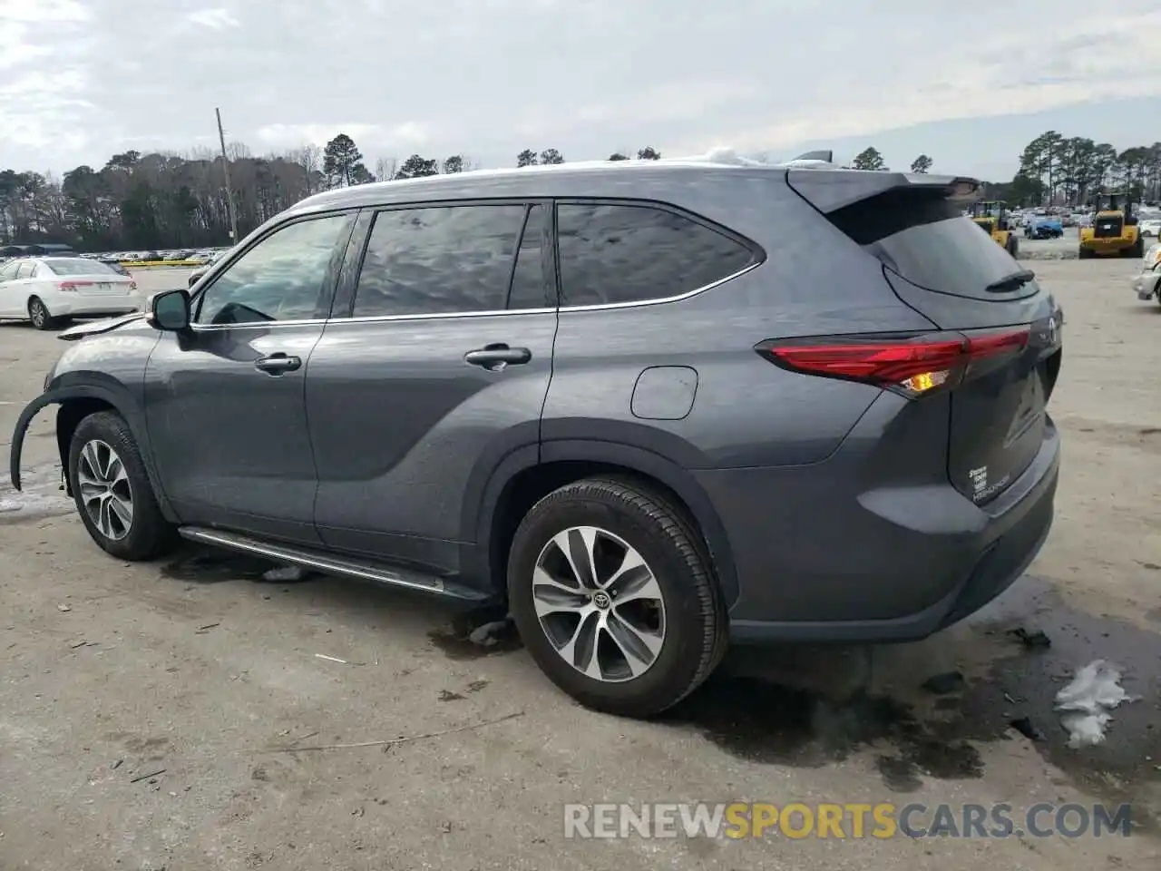 2 Photograph of a damaged car 5TDGZRAH0MS034097 TOYOTA HIGHLANDER 2021