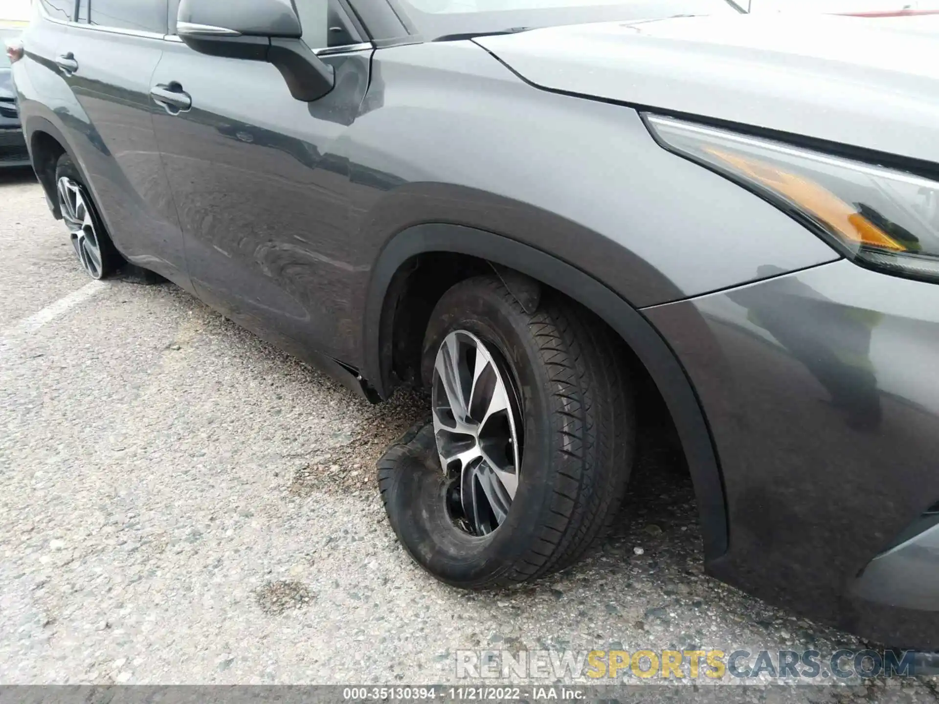 6 Photograph of a damaged car 5TDGZRAH0MS516021 TOYOTA HIGHLANDER 2021