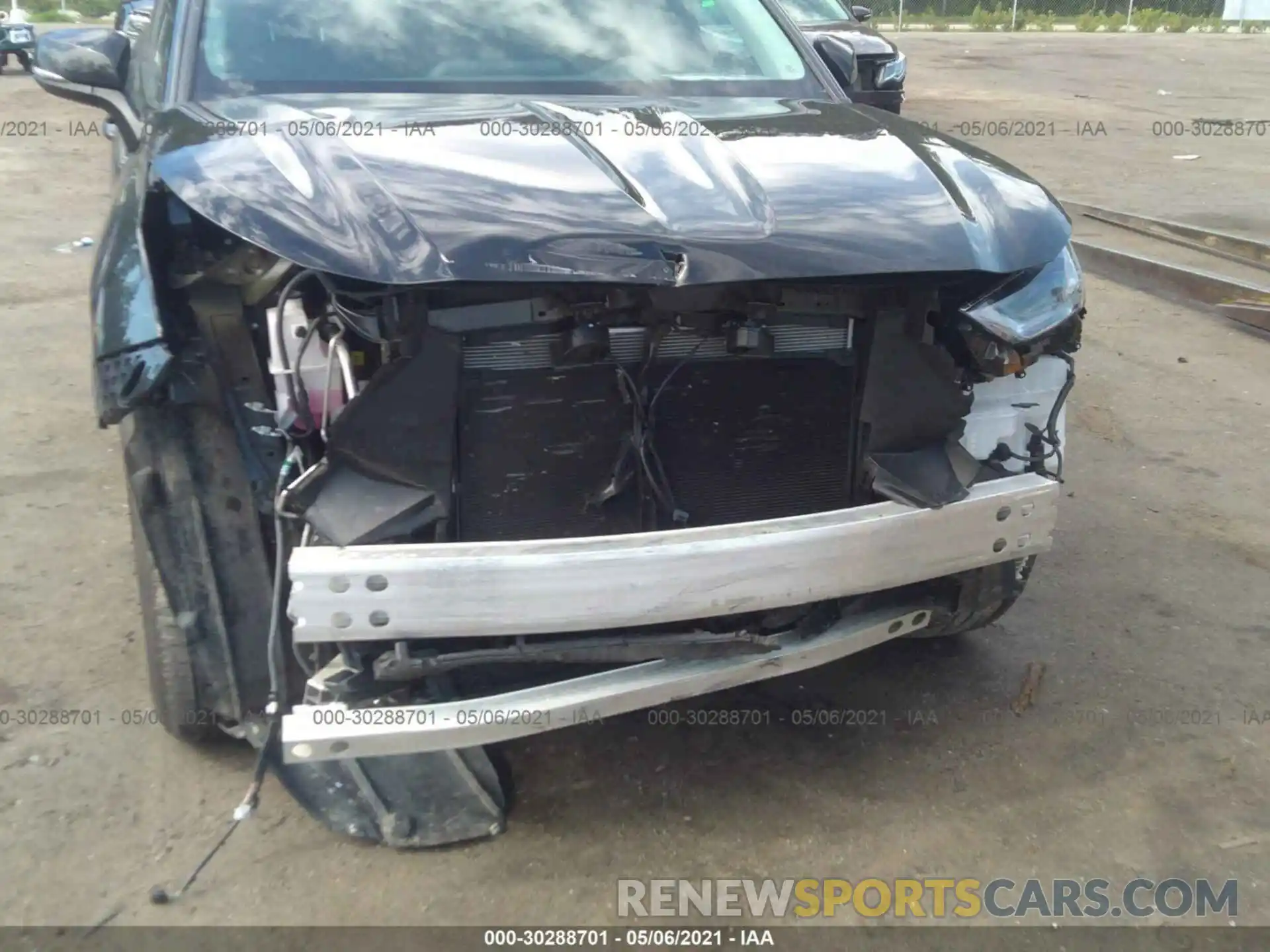 6 Photograph of a damaged car 5TDGZRAH0MS516861 TOYOTA HIGHLANDER 2021