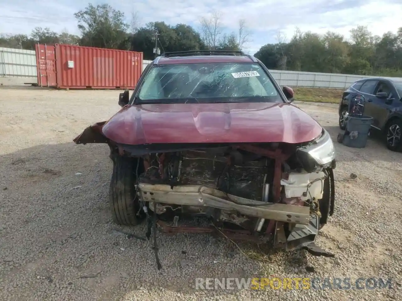 5 Photograph of a damaged car 5TDGZRAH0MS531487 TOYOTA HIGHLANDER 2021