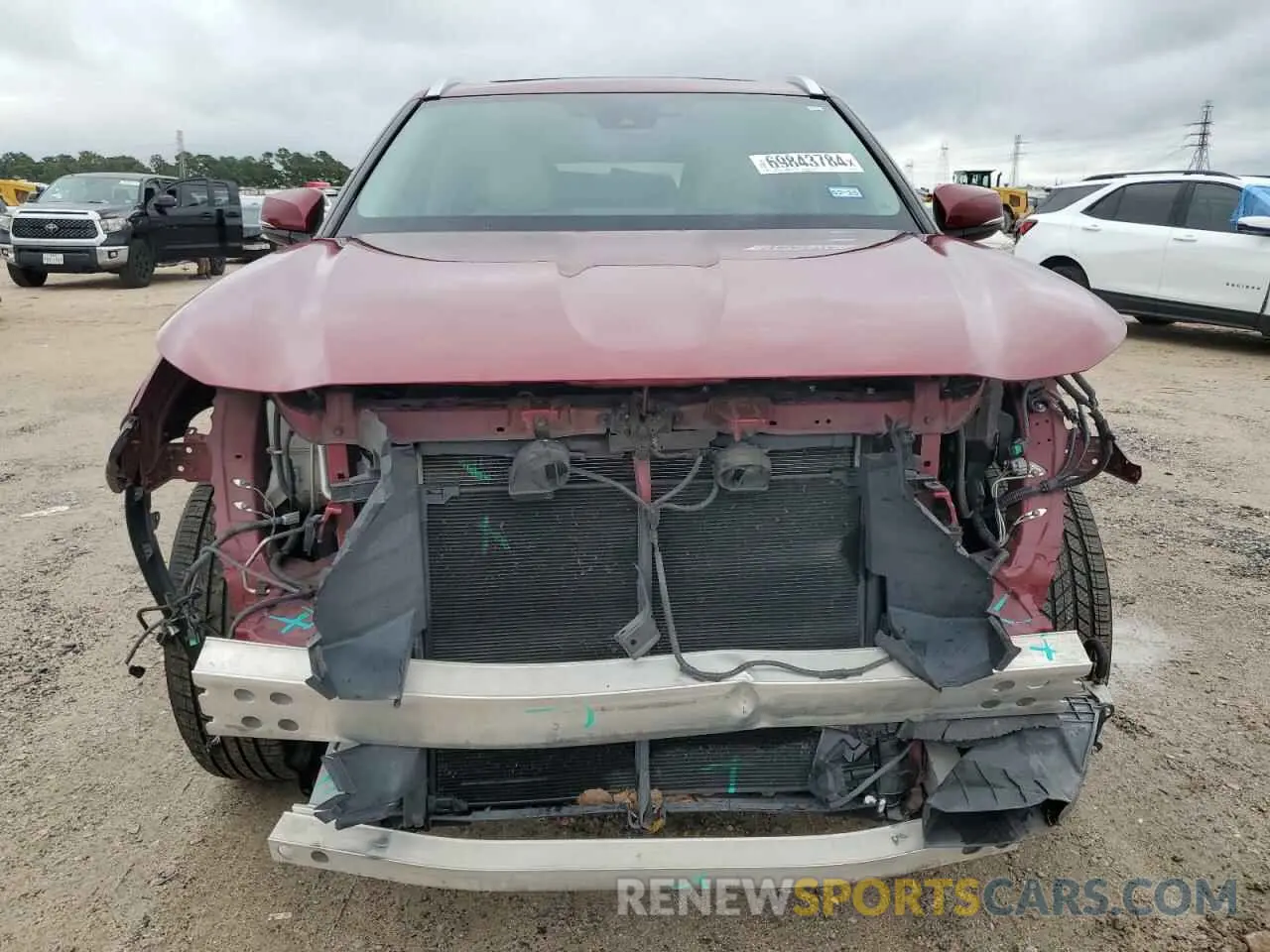 5 Photograph of a damaged car 5TDGZRAH1MS033489 TOYOTA HIGHLANDER 2021