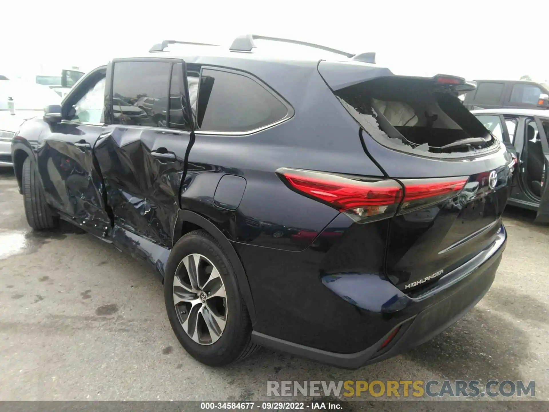 6 Photograph of a damaged car 5TDGZRAH1MS063866 TOYOTA HIGHLANDER 2021