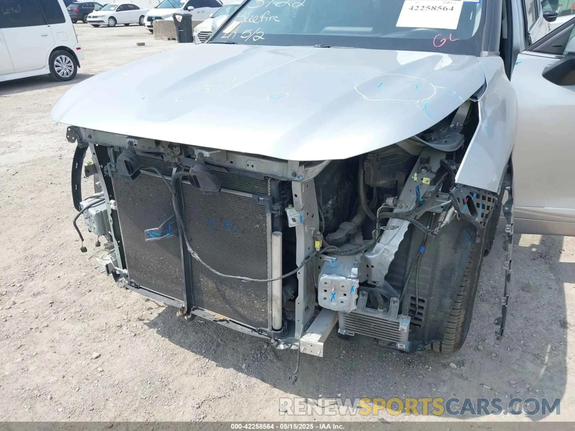 6 Photograph of a damaged car 5TDGZRAH1MS528355 TOYOTA HIGHLANDER 2021