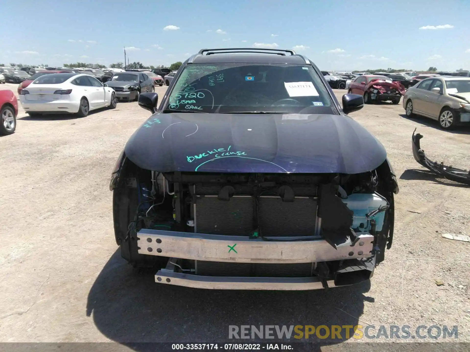 6 Photograph of a damaged car 5TDGZRAH1MS538089 TOYOTA HIGHLANDER 2021