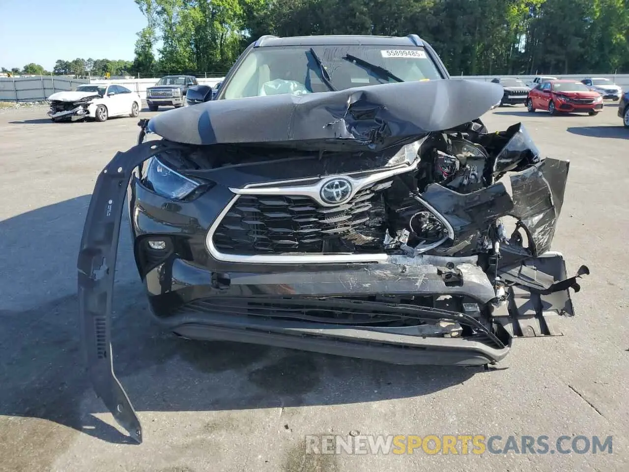 5 Photograph of a damaged car 5TDGZRAH2MS043917 TOYOTA HIGHLANDER 2021