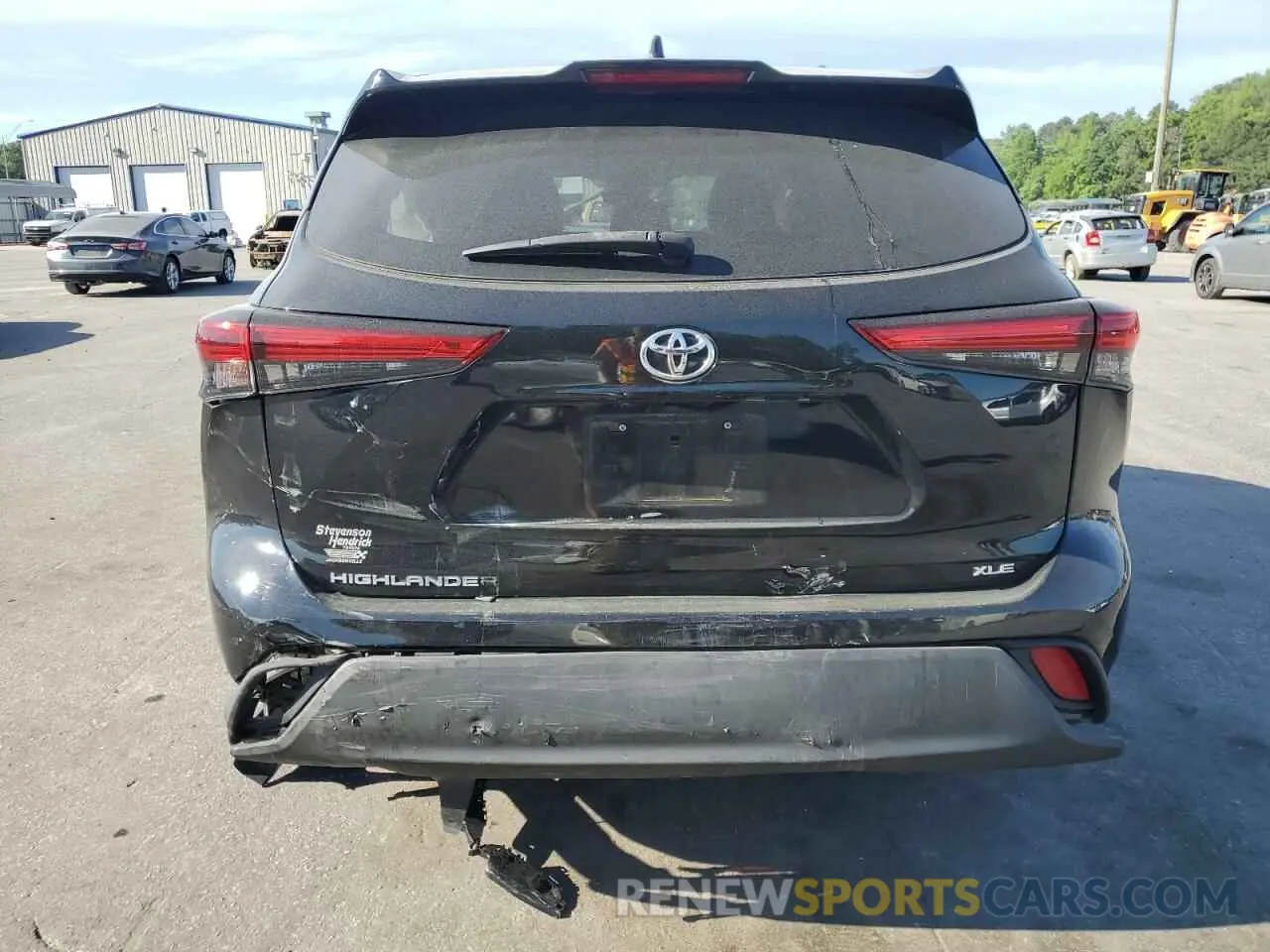 6 Photograph of a damaged car 5TDGZRAH2MS043917 TOYOTA HIGHLANDER 2021