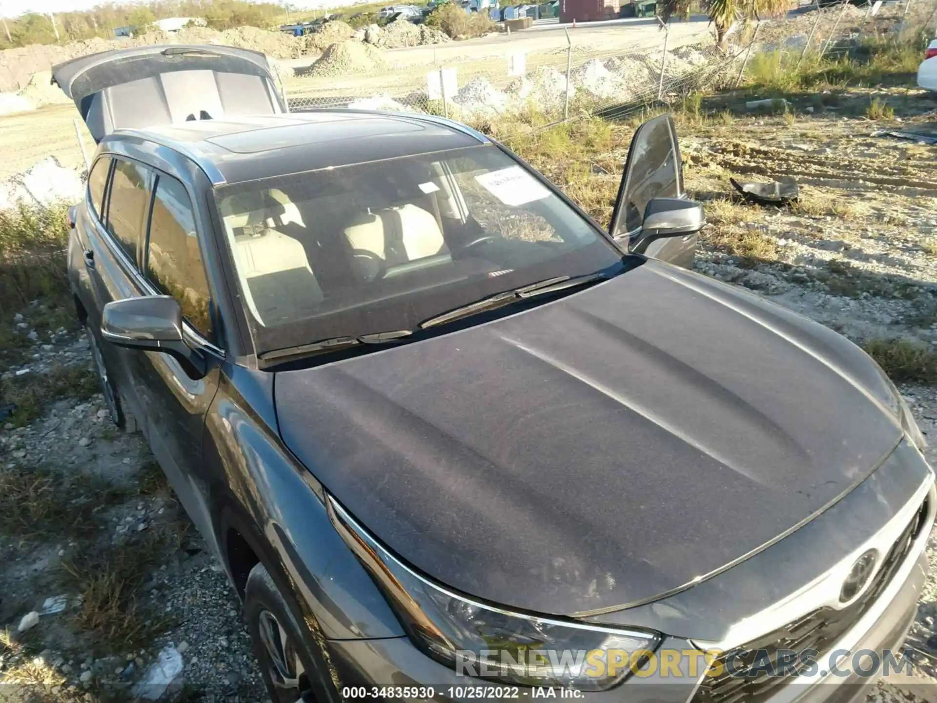 6 Photograph of a damaged car 5TDGZRAH2MS053038 TOYOTA HIGHLANDER 2021