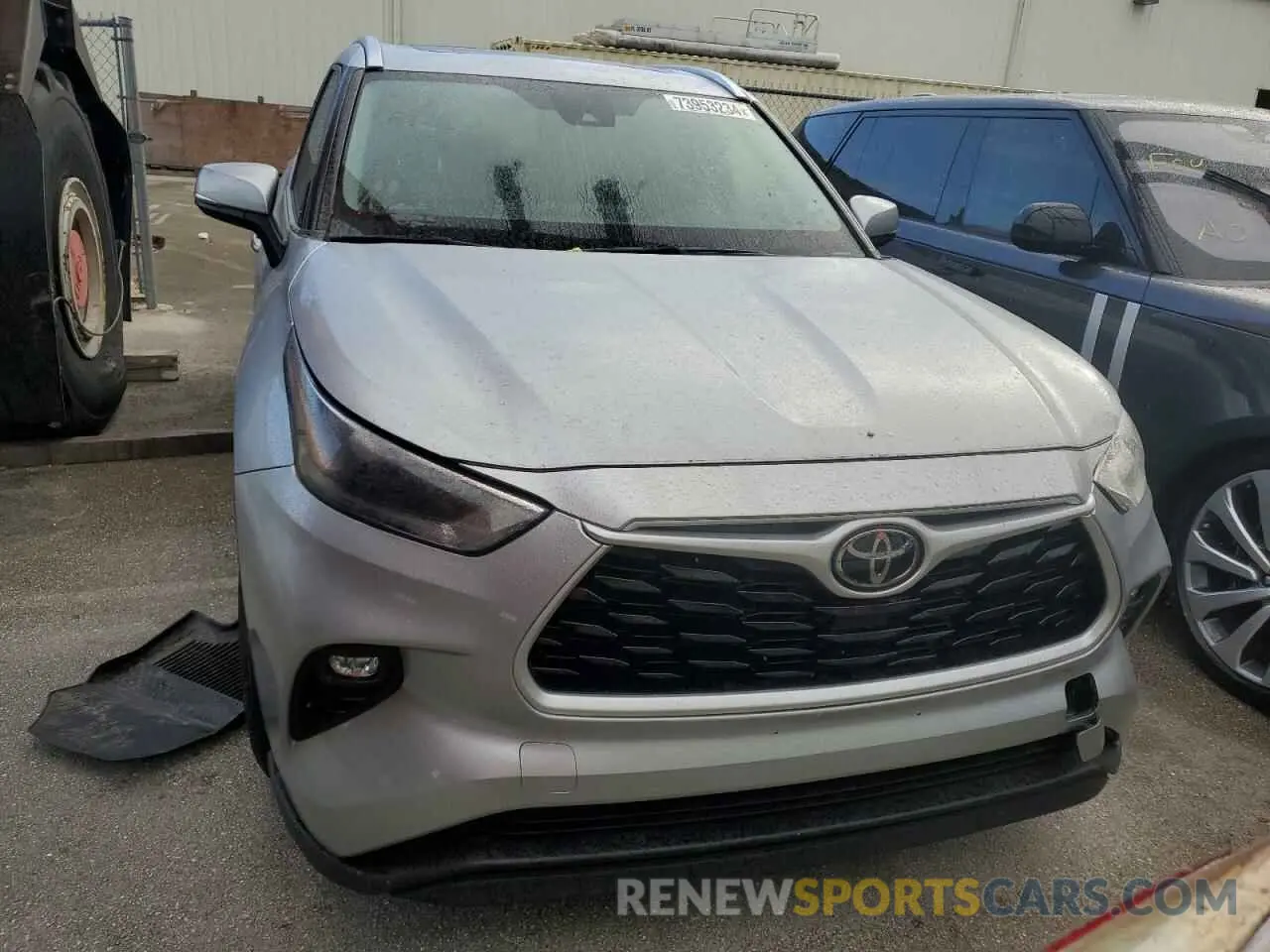 5 Photograph of a damaged car 5TDGZRAH2MS053783 TOYOTA HIGHLANDER 2021
