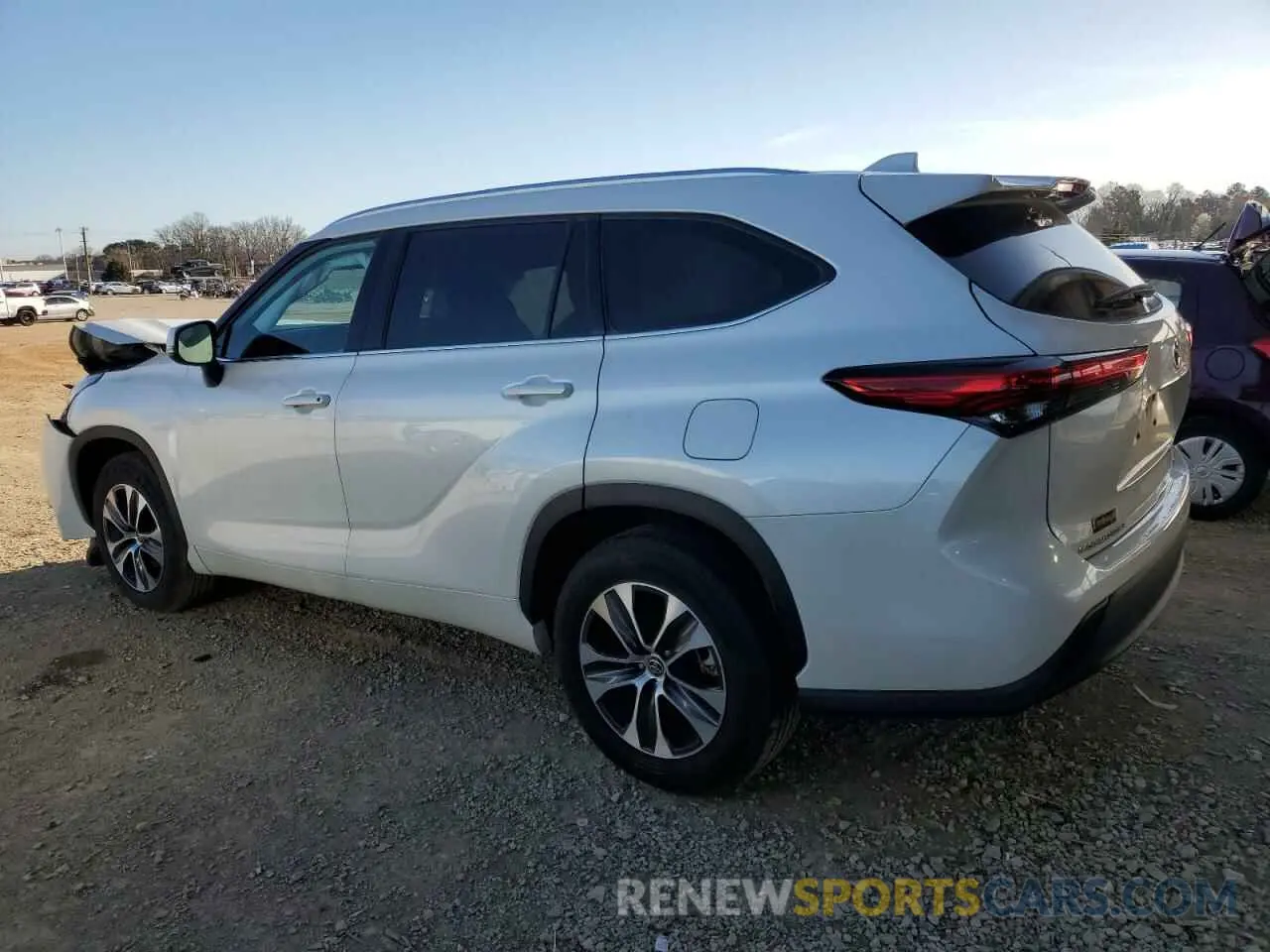 2 Photograph of a damaged car 5TDGZRAH2MS065366 TOYOTA HIGHLANDER 2021