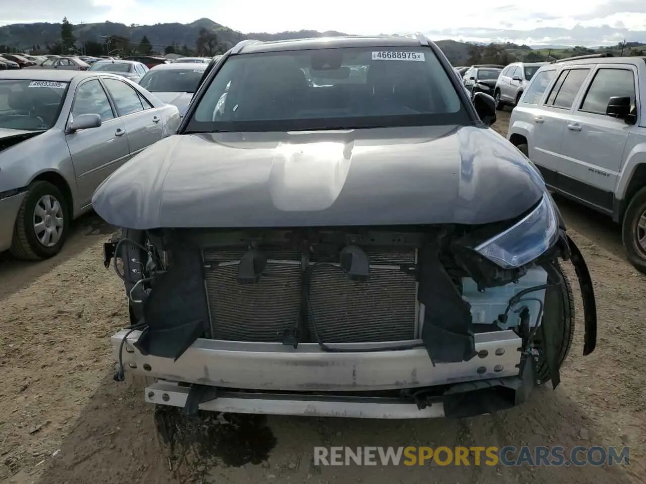 5 Photograph of a damaged car 5TDGZRAH2MS088713 TOYOTA HIGHLANDER 2021