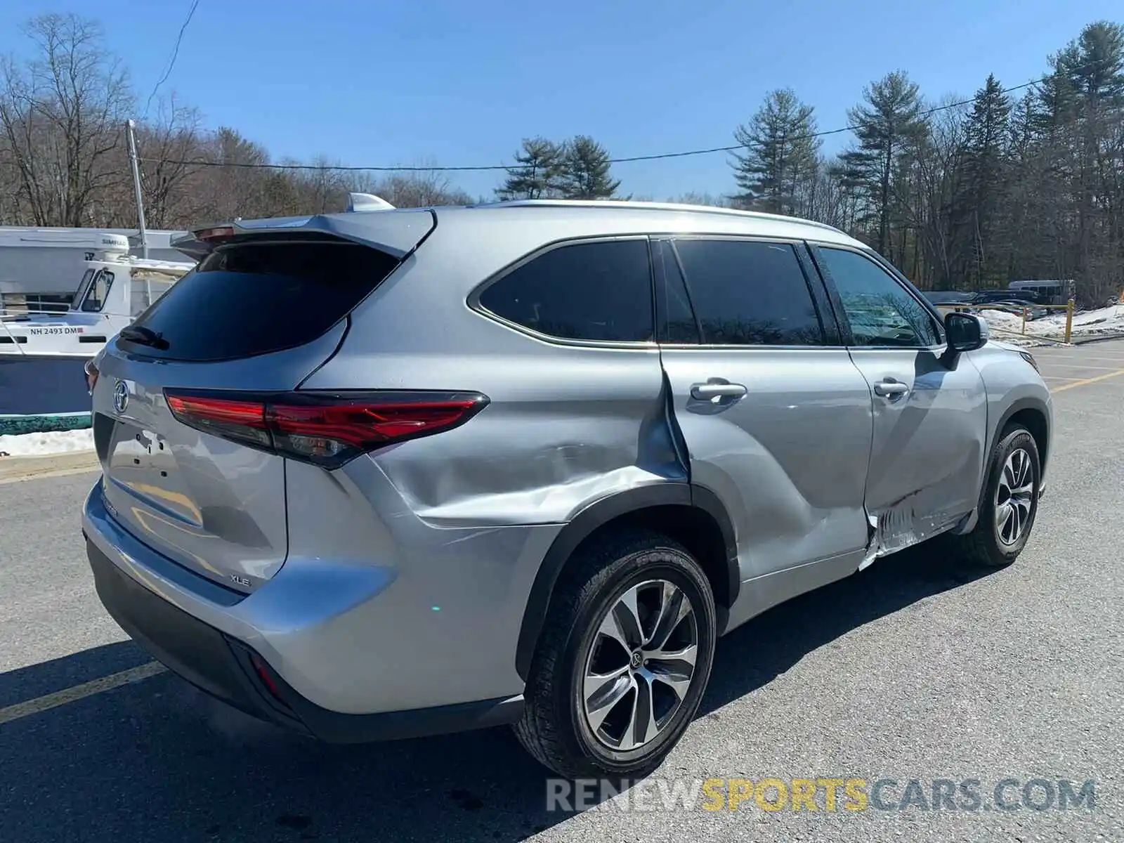 5 Photograph of a damaged car 5TDGZRAH2MS515999 TOYOTA HIGHLANDER 2021