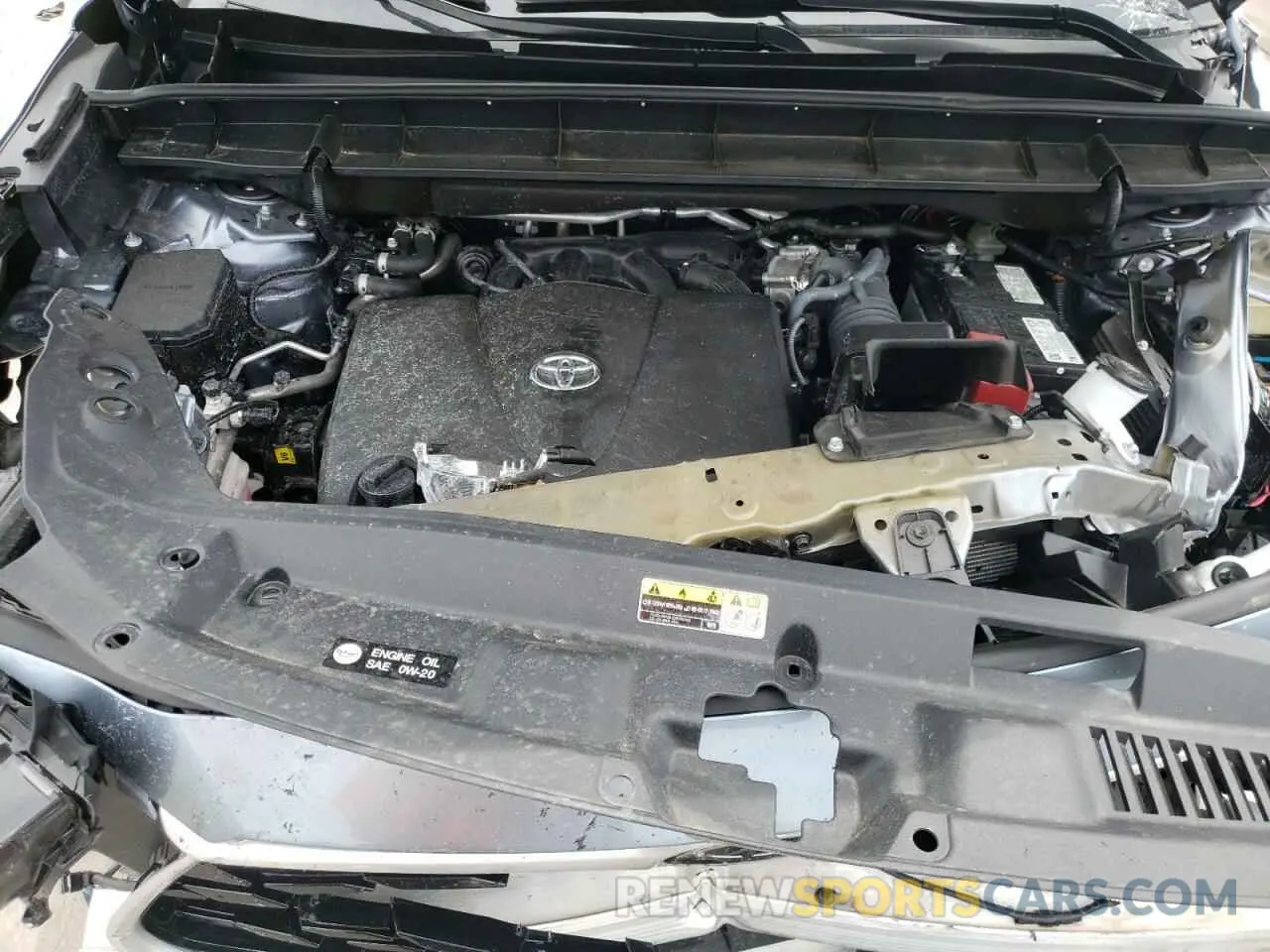 7 Photograph of a damaged car 5TDGZRAH3MS042372 TOYOTA HIGHLANDER 2021